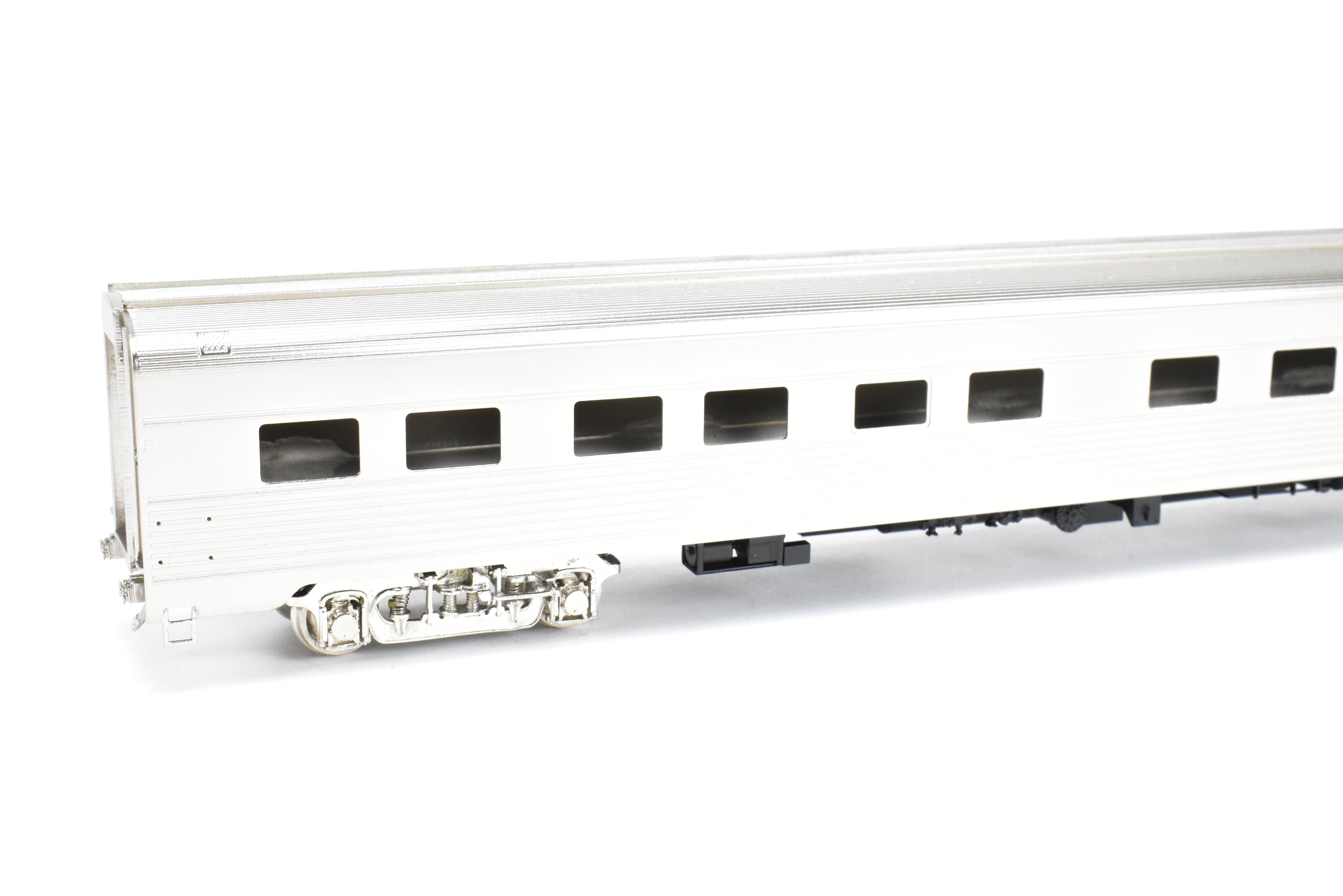HO Scale Brass Train Model - Amtrak Budd 10 RMT - 6DBR Pacific Series Sleeper Heritage HEP Version by Cascade Models