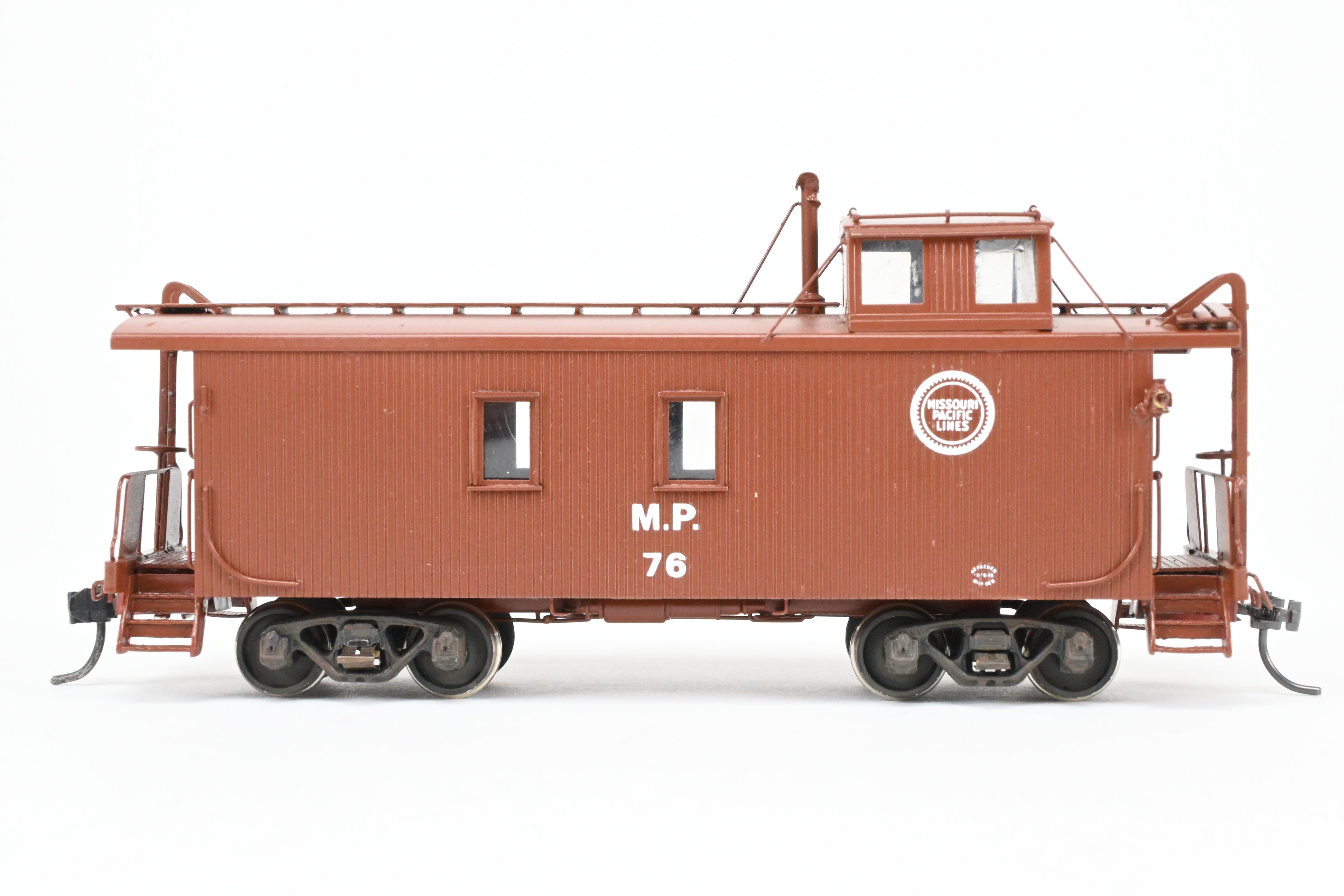 HO Scale Brass Model Missouri Pacific Wood Caboose CP Scratch Built by Joe G. Collias in REBOXX Packaging