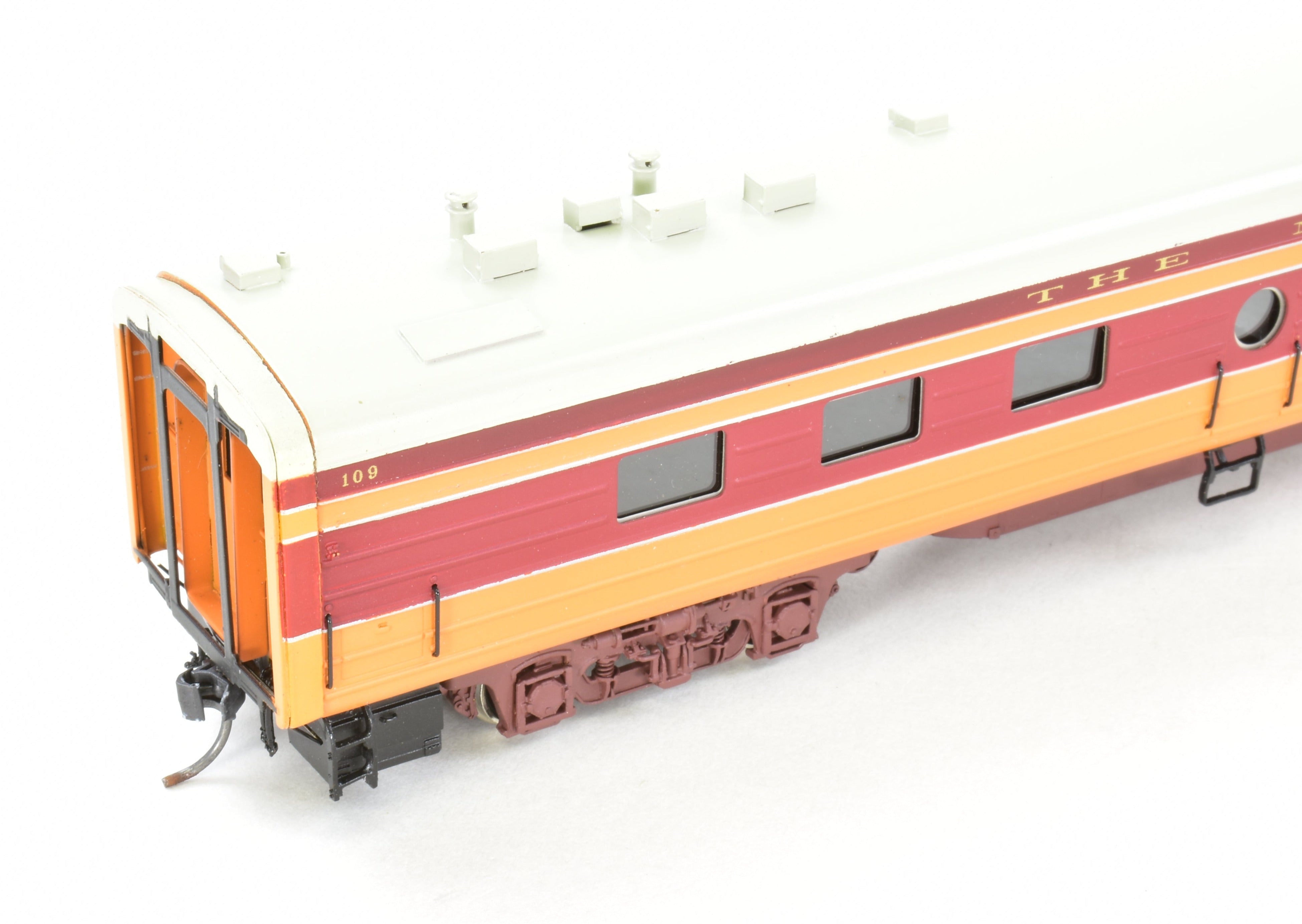HO Scale Brass Model Train Set - Precision Scale Co. Milwaukee Road 1939 Hiawatha 9 - Car Factory - Painted Set