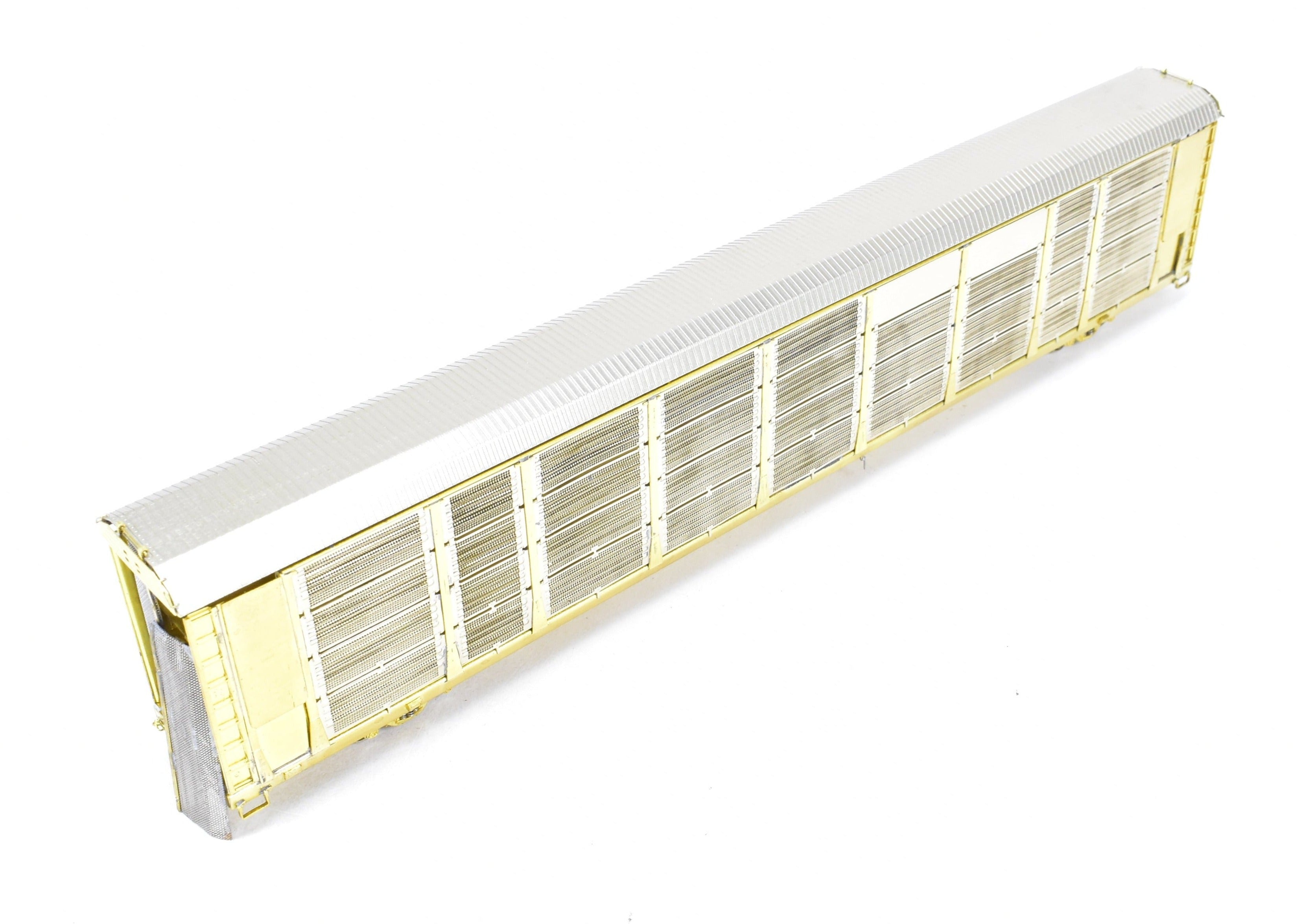 HO Scale Brass Model Train Auto Rack Tri - Level with Mesh End Doors from Overland Models, Inc. Representing Southern Pacific Car No. 517006