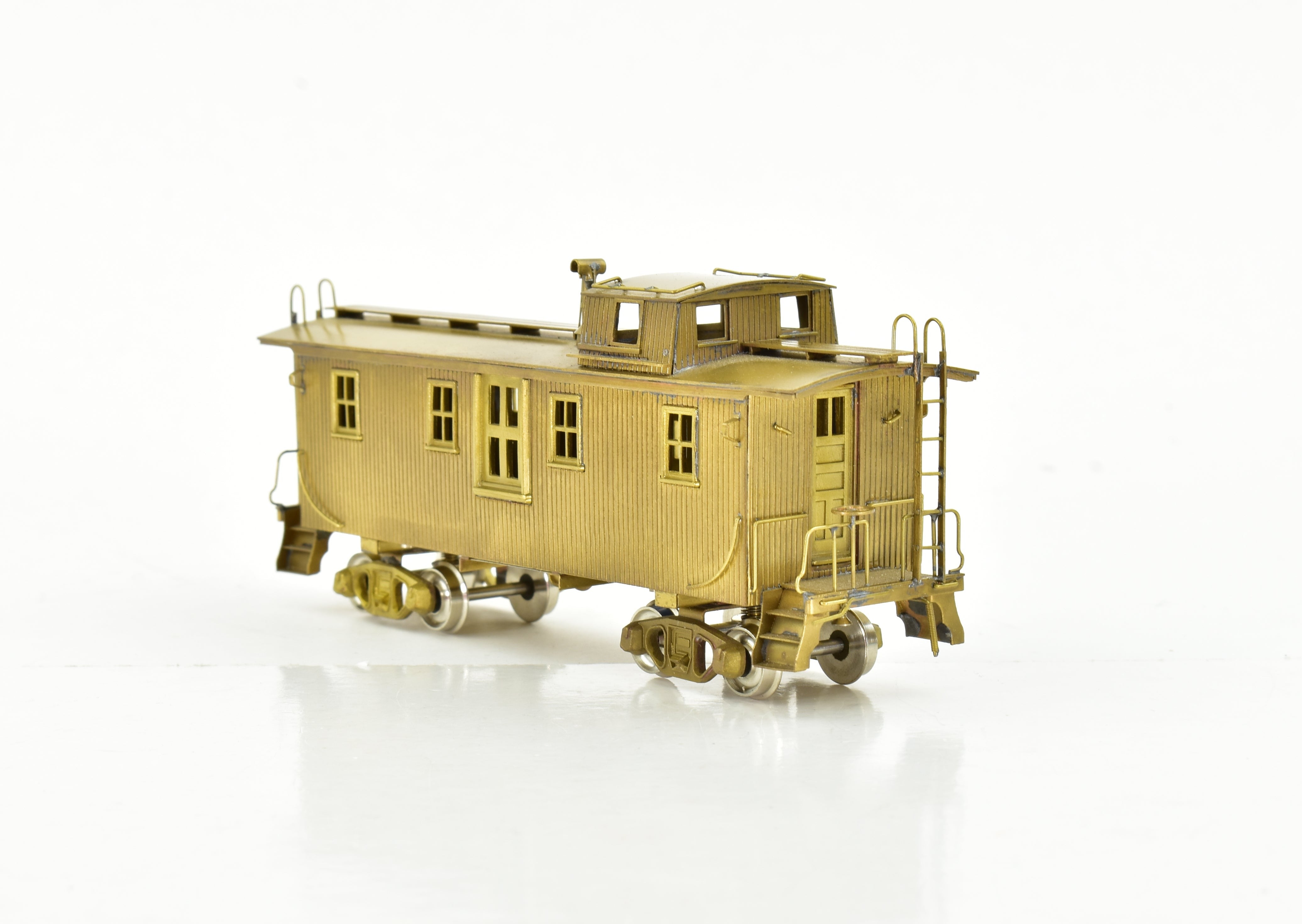 HO Scale Brass Gem Illinois Central #9405 Wood Side Door Caboose Model