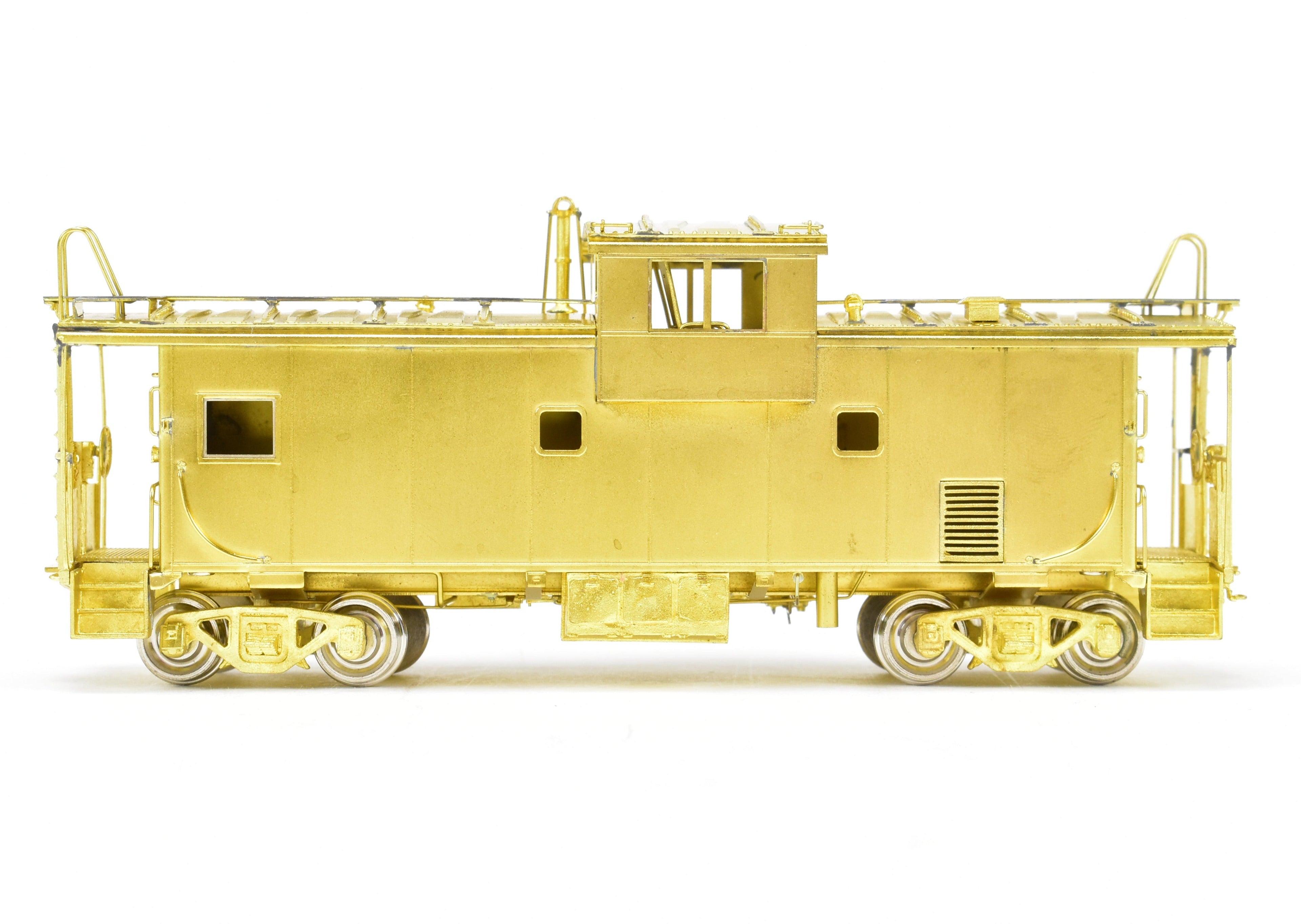HO Scale Brass Model Railroad Caboose - OMI (Overland Models, Inc.) D&H (Delaware & Hudson) International Wide - Vision Caboose