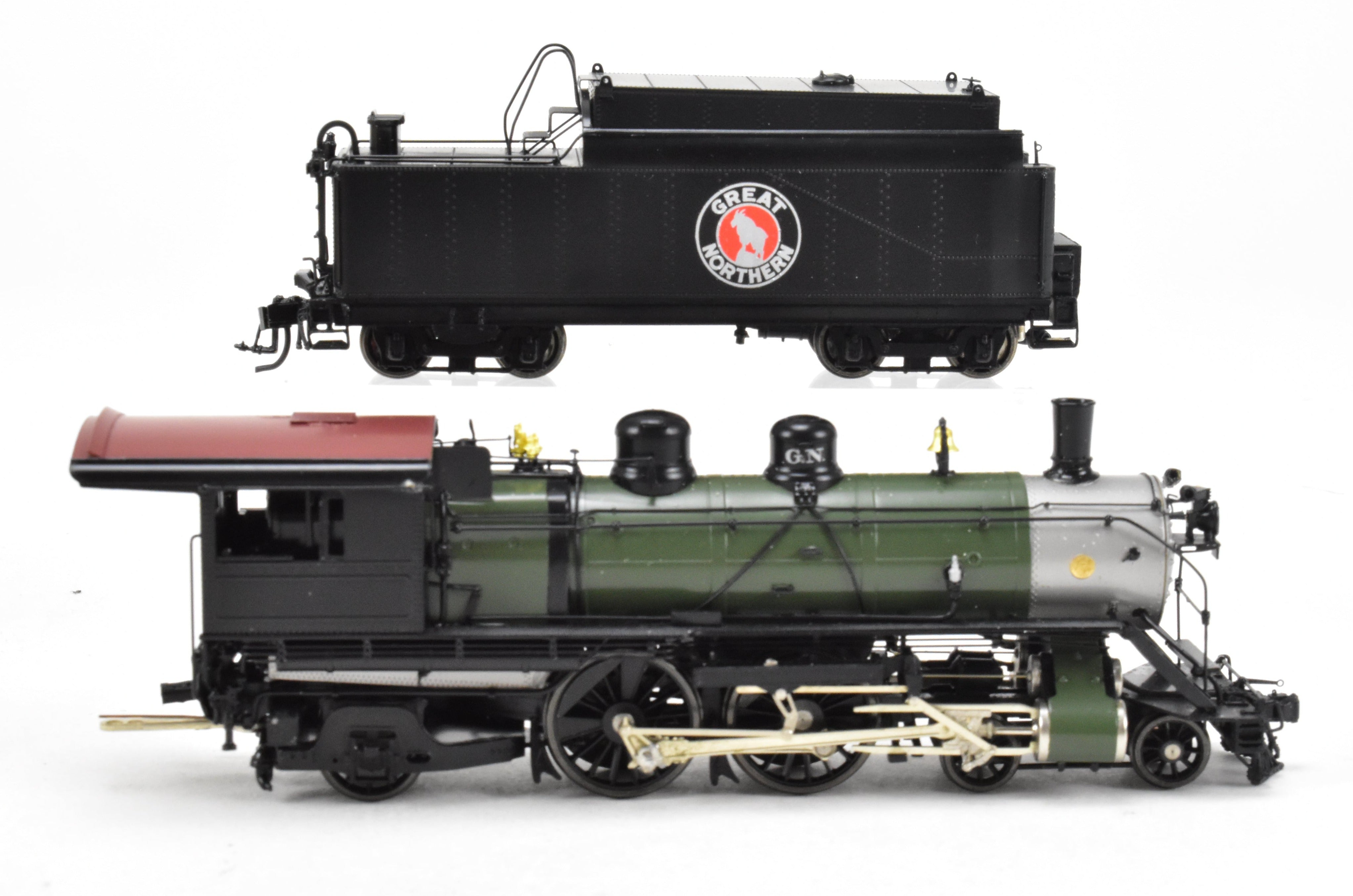 HO Scale Brass Great Northern Class K - 1 4 - 4 - 2 Factory - Painted Coasting Drive Model