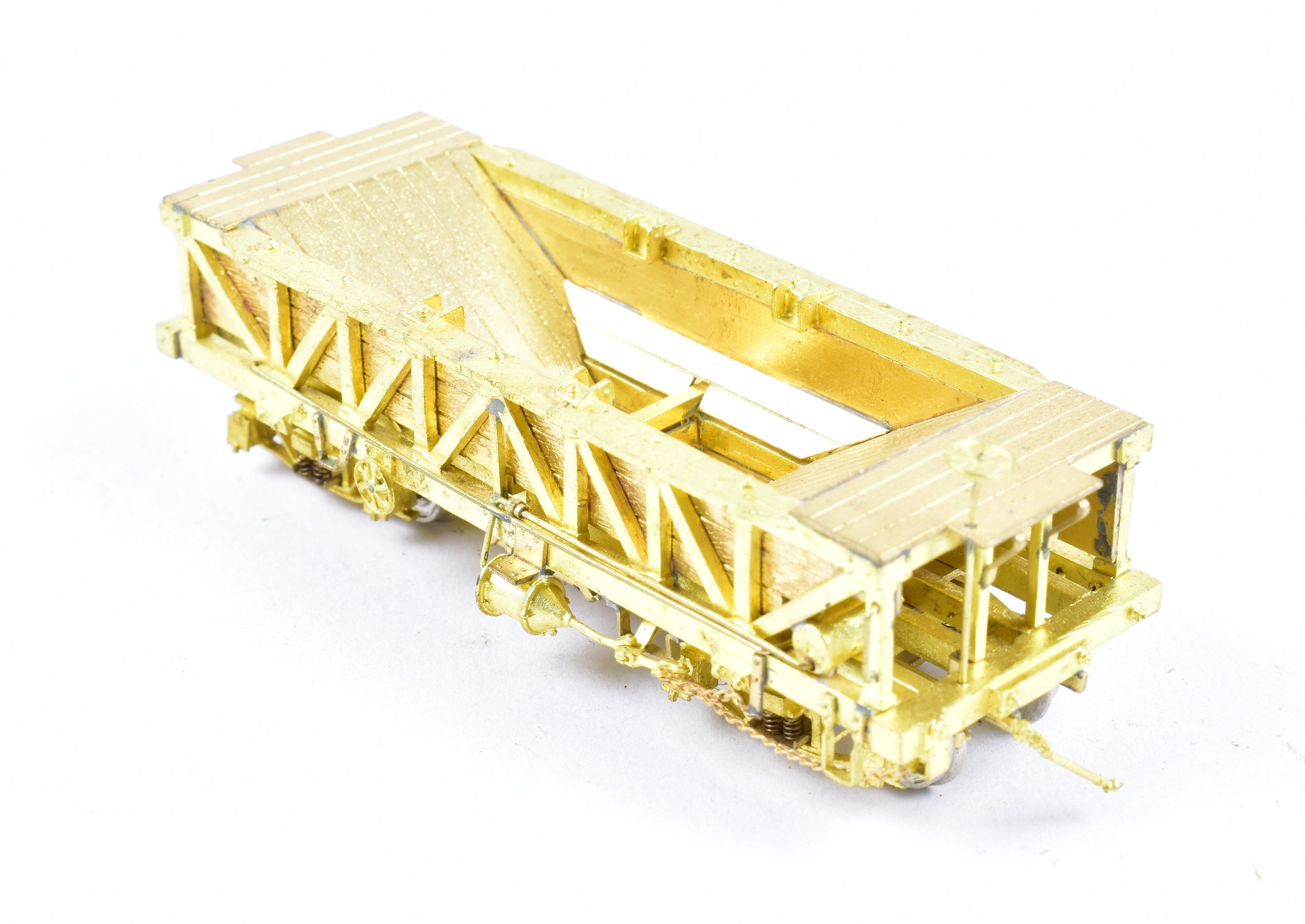 HOn3 Scale Brass OMI - Overland Models, Inc. Rock Car with Sprung Trucks for Various Railroads