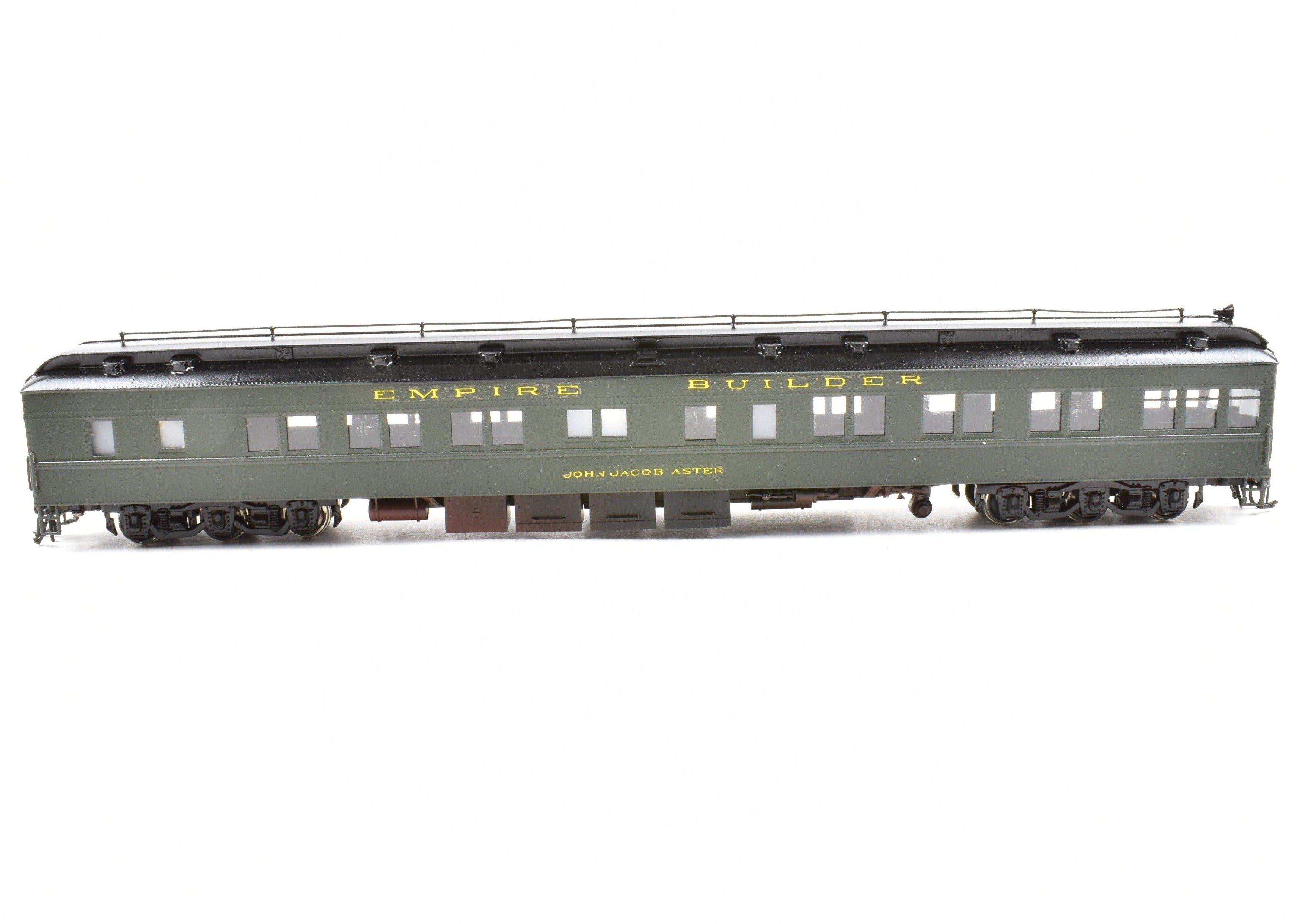 HO Brass Great Northern Empire Builder Heavyweight Solarium Lounge Model by S. Soho & Co.