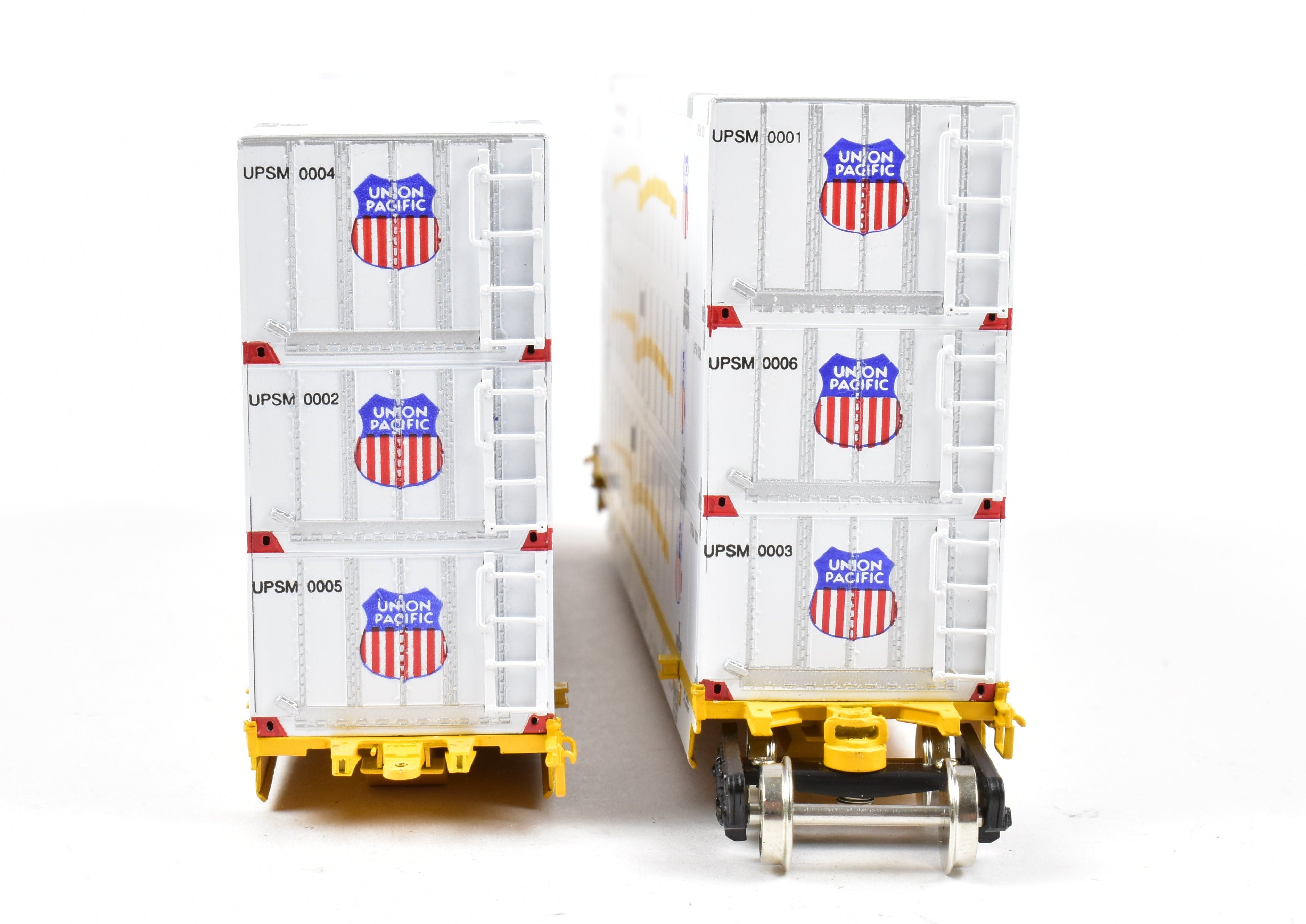 HO Scale Brass Container Open Model Intermodal Smart Car - Overland Models, Inc. Union Pacific Triple Stack FP No. 252002A/B