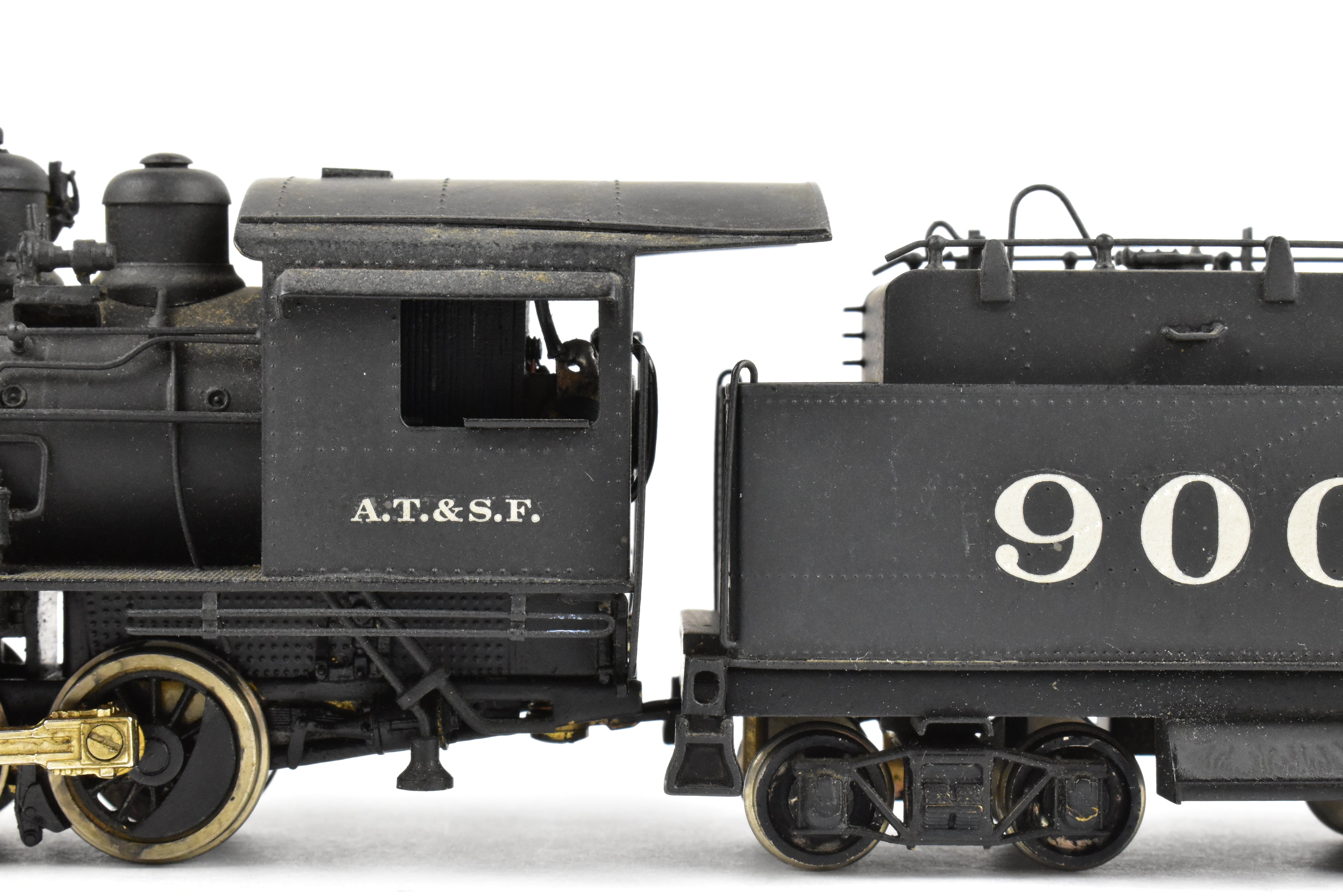 HO Scale Brass Balboa ATSF Santa Fe 9000 Class 0-6-0 Switcher #9008 Custom Painted