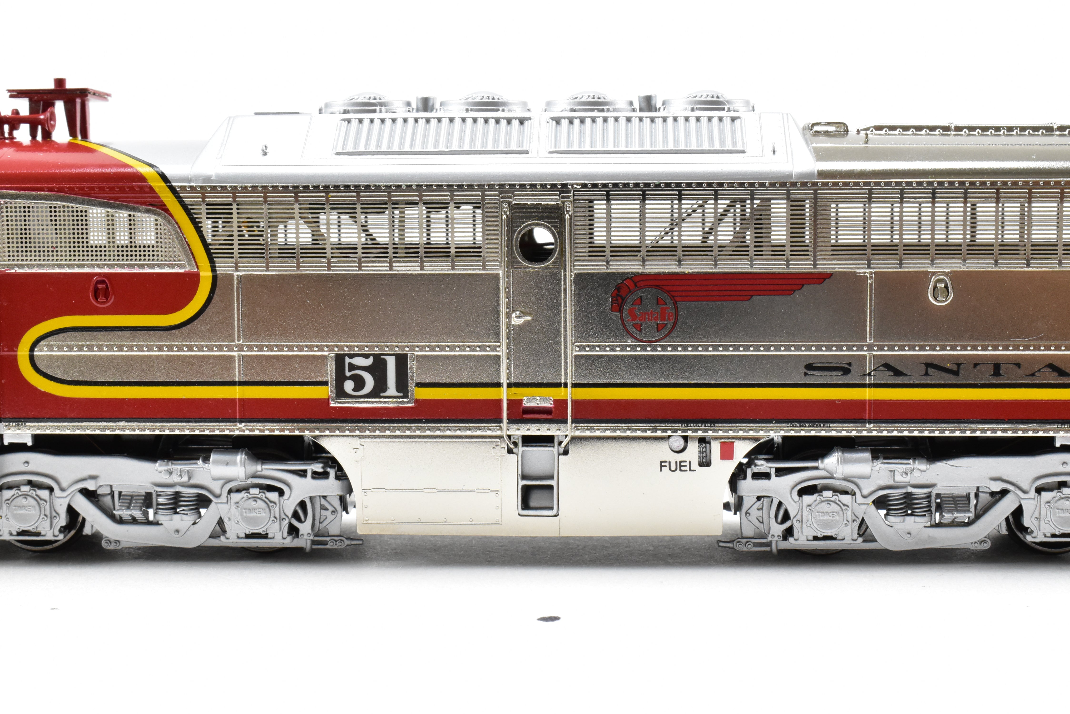 HO Brass OMI AT&SF Santa Fe ALCO PA-1/PB-1/EMD Repowered FP Set #51L/#51A/#51C