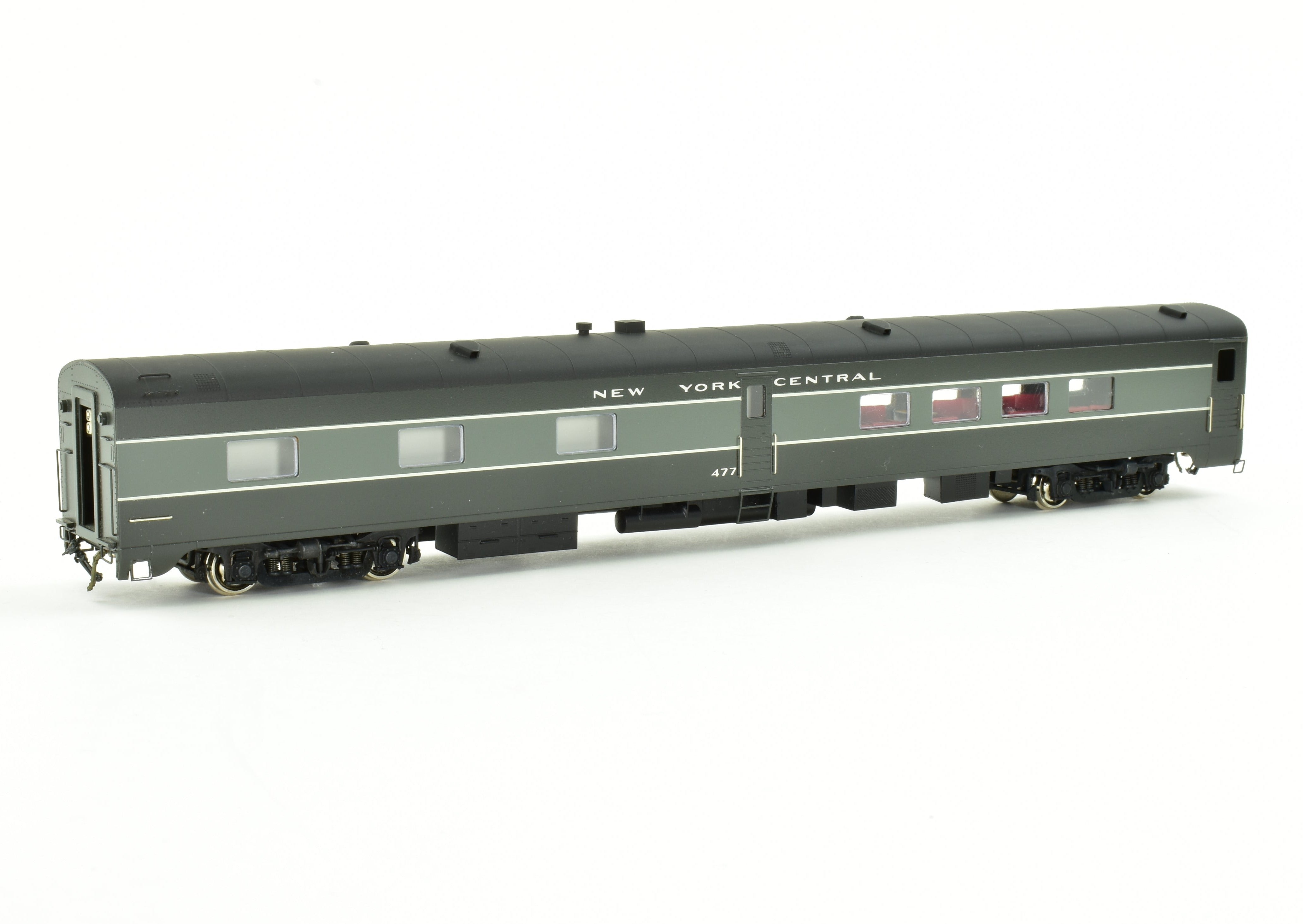 HO Scale Brass Model Train Set - Erie Limited NYC - New York Central 1948 20th Century Limited with 2 E7 A/B Locomotives and 9-Car Set