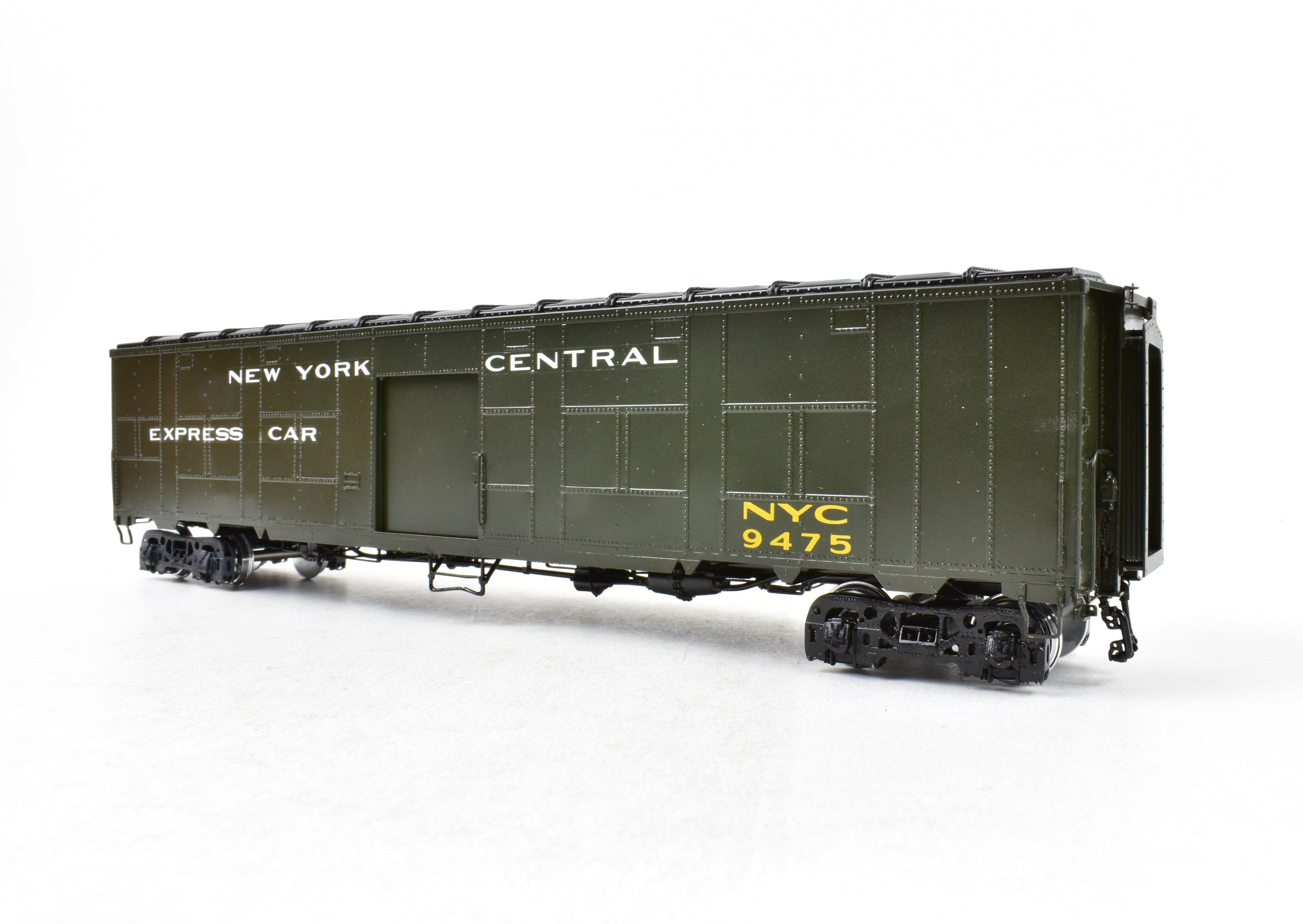 S Scale Brass Model of New York Central Pullman Troop Sleeper Express Box Car Conversion by River Raisin Models from NYC - River Raisin Models' Special Edition in S Scale
