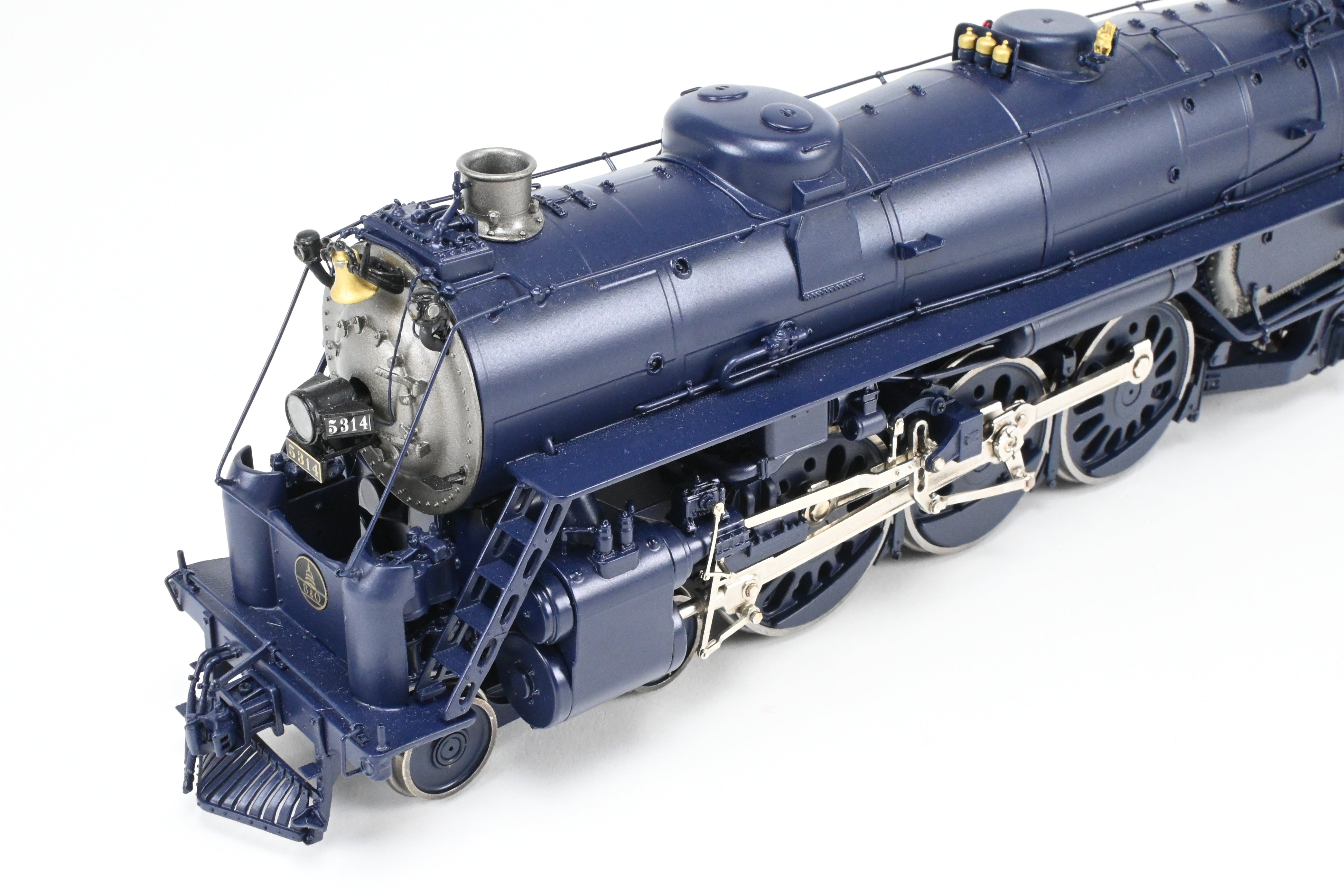 O Scale Brass Model Train - Sunset Models Third Rail B&O - Baltimore and Ohio P-7e 4-6-2 FP Locomotive in B&O Blue #5314, 2-Rail Version with Some Minor Issues