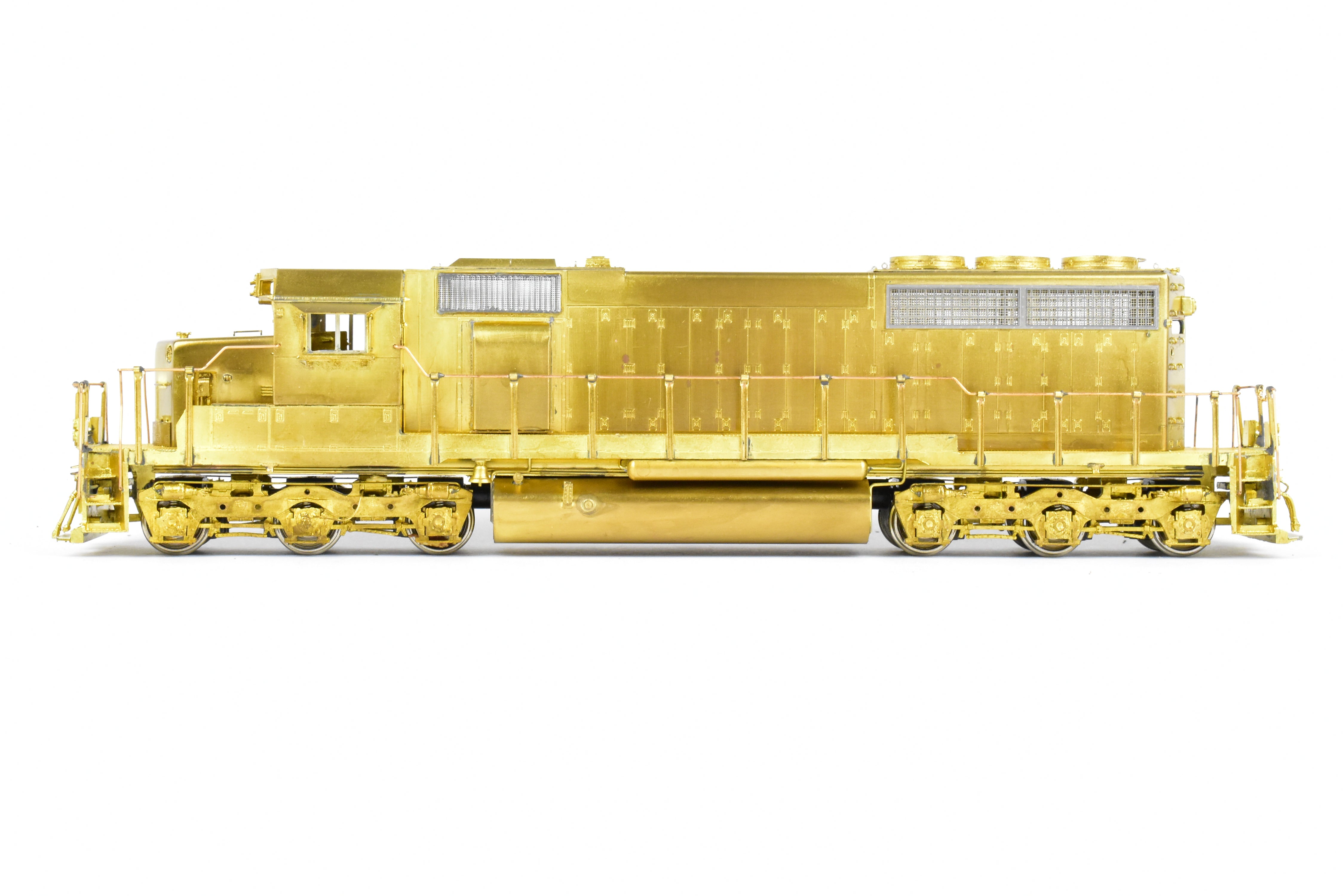 HO Scale Brass Locomotive Model by Overland Models Inc. (OMI) - EMD SD40 without Dynamic Brakes and with High Mounted Brake Cylinders for Various Railroads