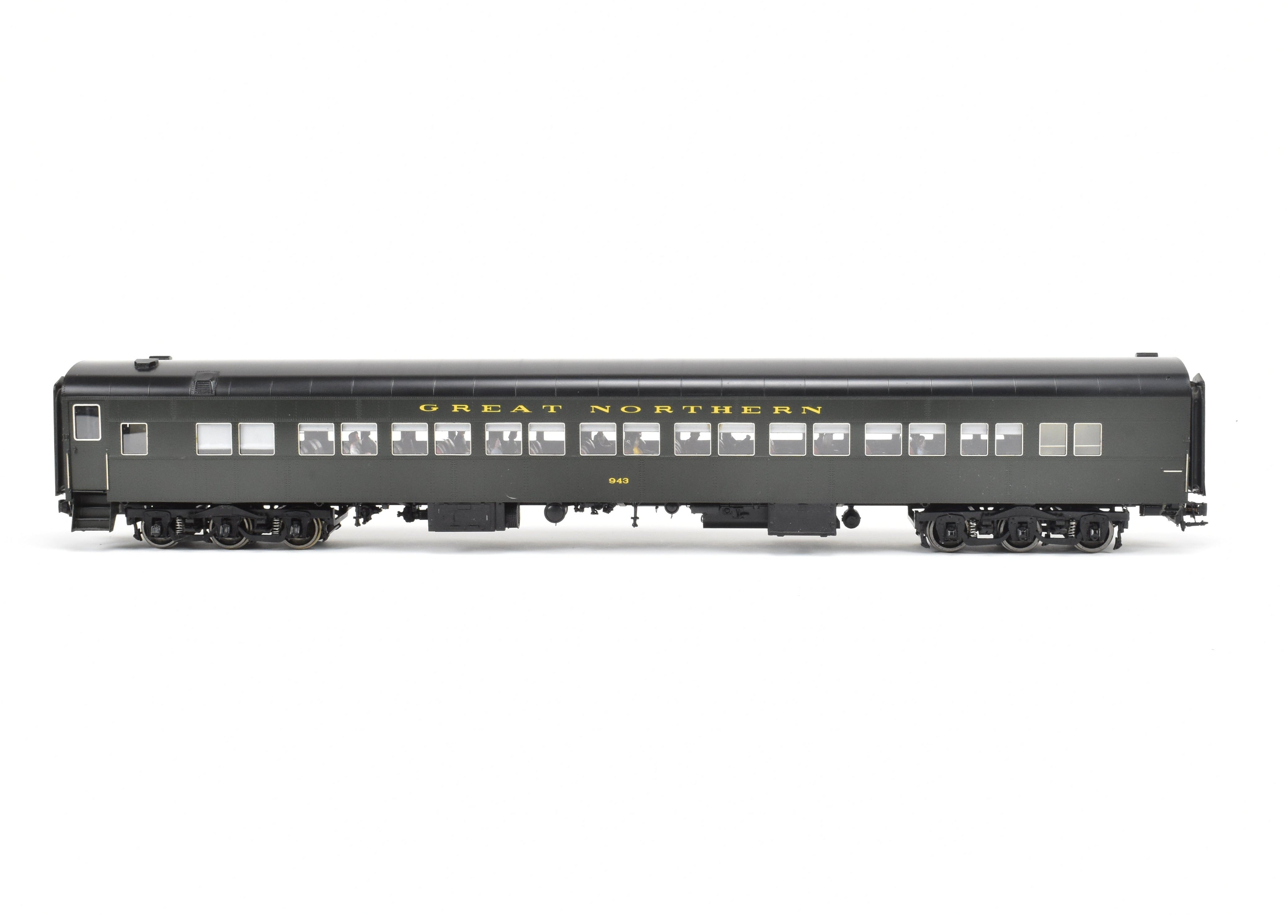 O Scale Precision Scale Co. (PSC) Brass Great Northern First Class HW Streamlined Chair Car Model F/P #943 - Without Original Box