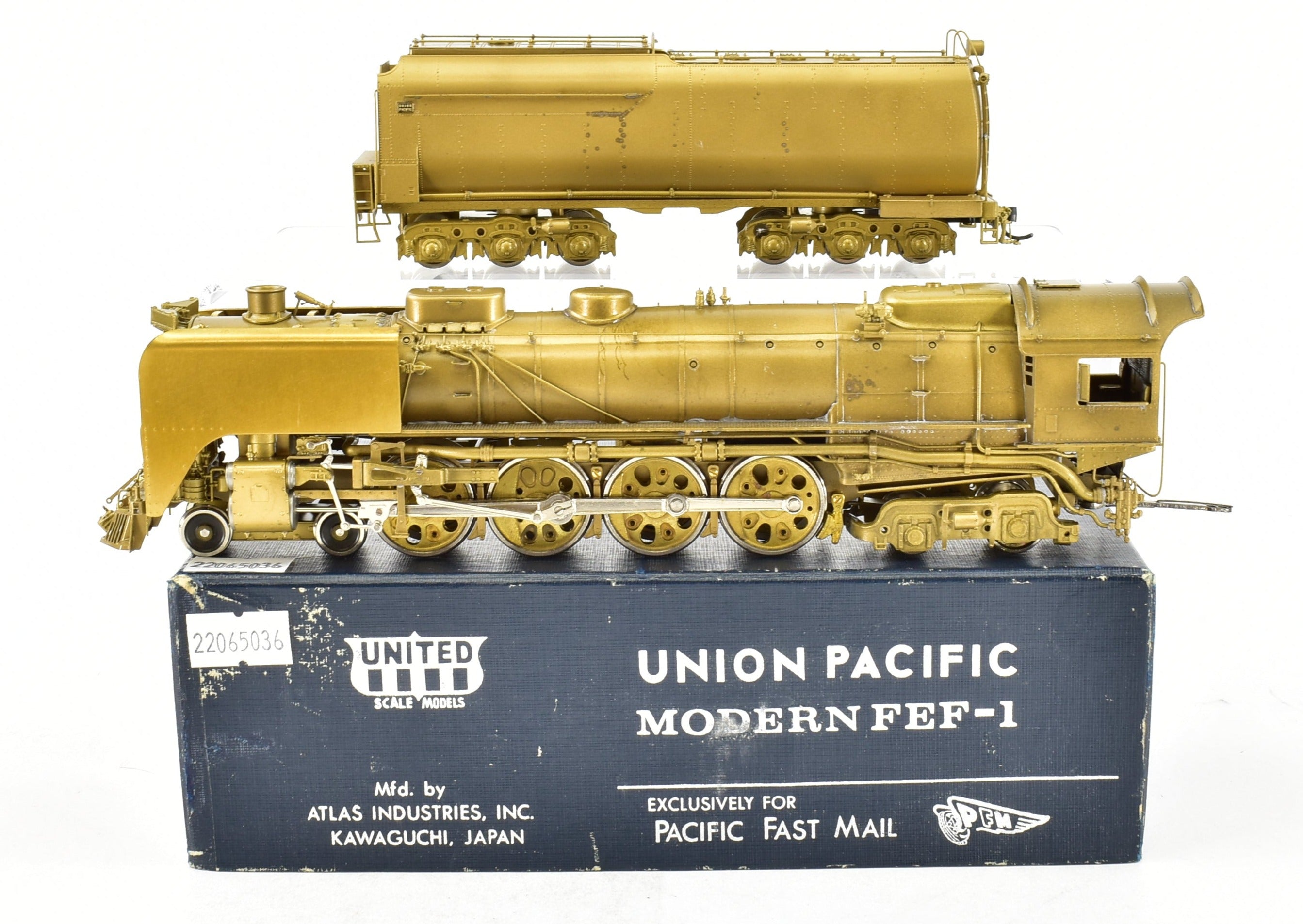 HO Scale Brass PFM - United Union Pacific 4-8-4 Modern FEF-1 Locomotive 1981 Run