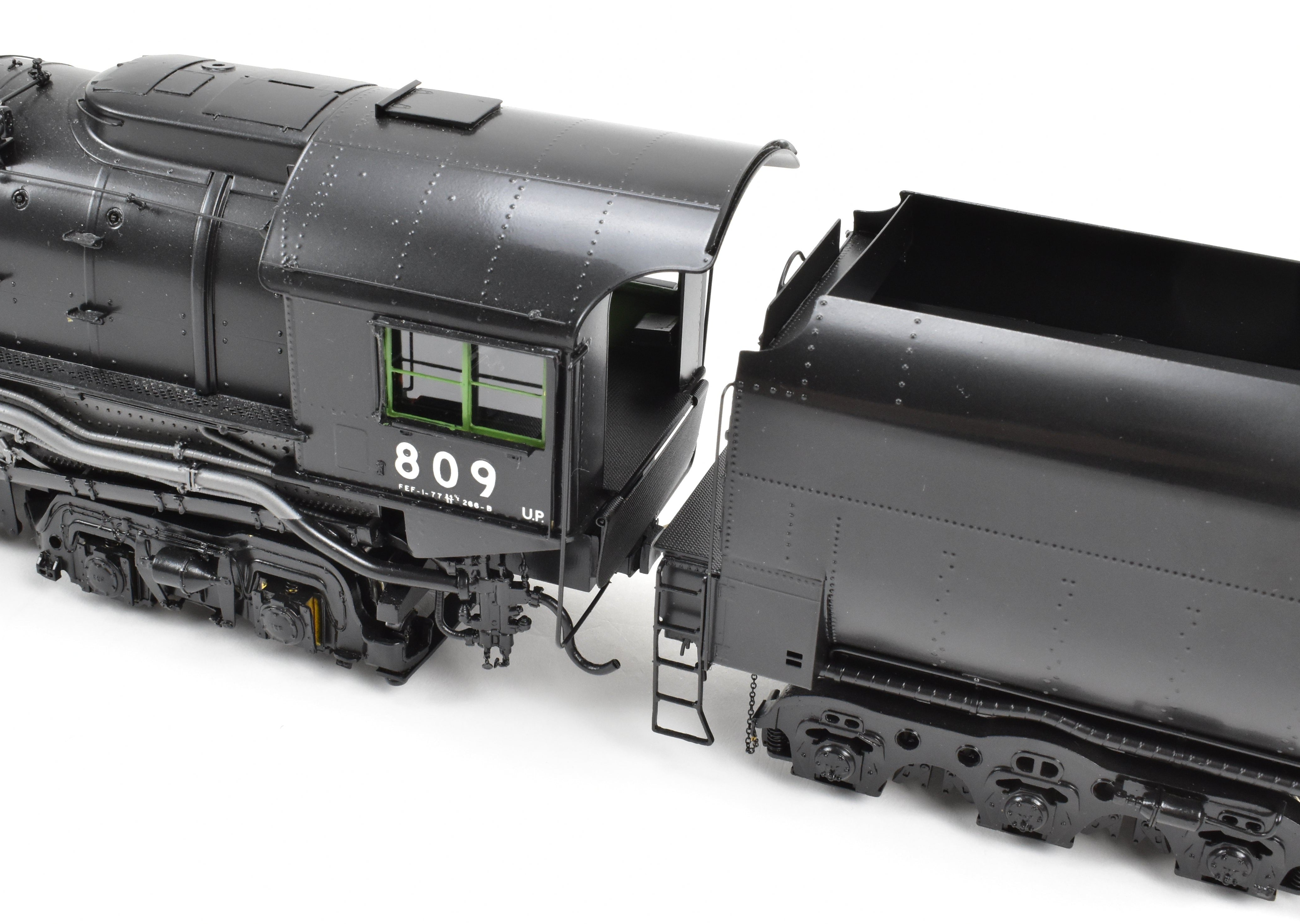 O Scale Brass Model Train - Overland Models, Inc. Union Pacific FEF - 1 4 - 8 - 4 Factory Painted Locomotive No. 809 As - Delivered