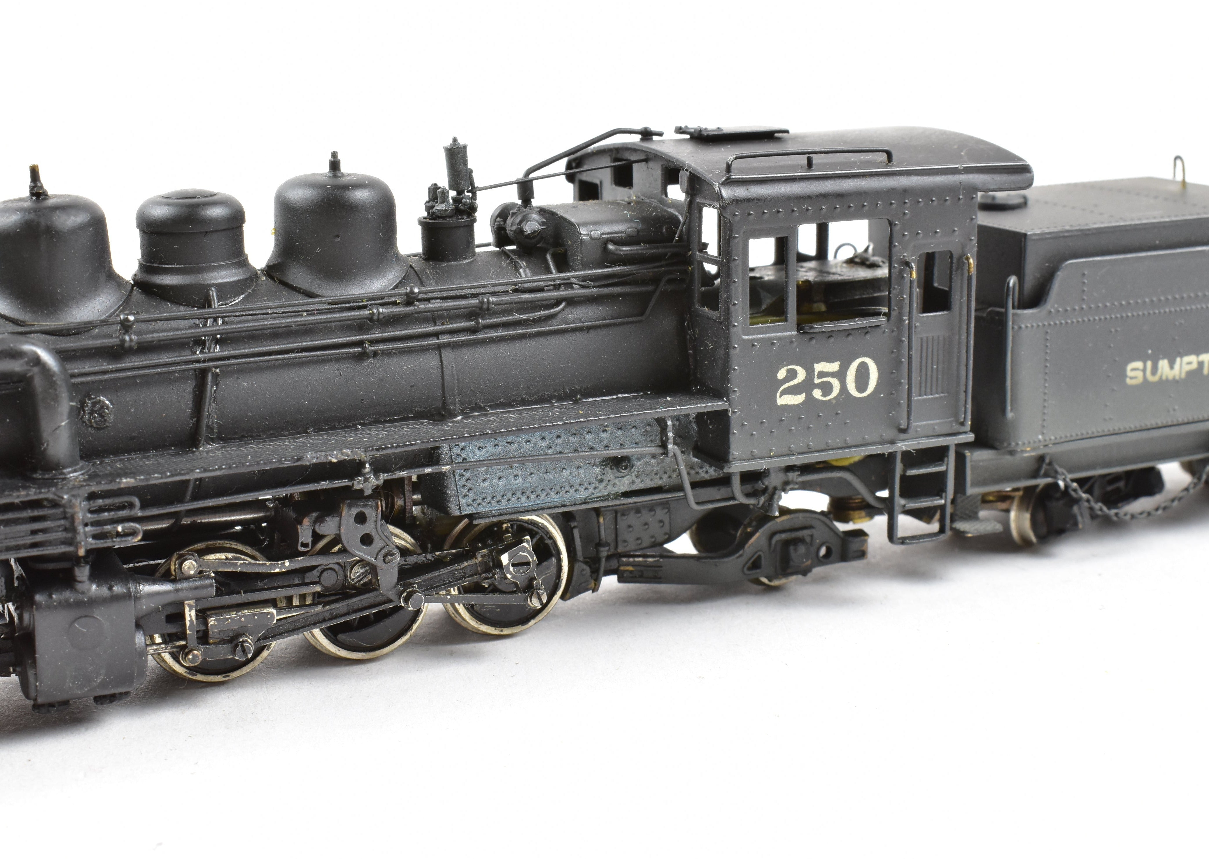 HOn3 Scale Brass Pacific Fast Mail (PFM) - United Sumpter Valley No 250 2-6-6-2 Mallet Steam Locomotive Model with Custom Painting