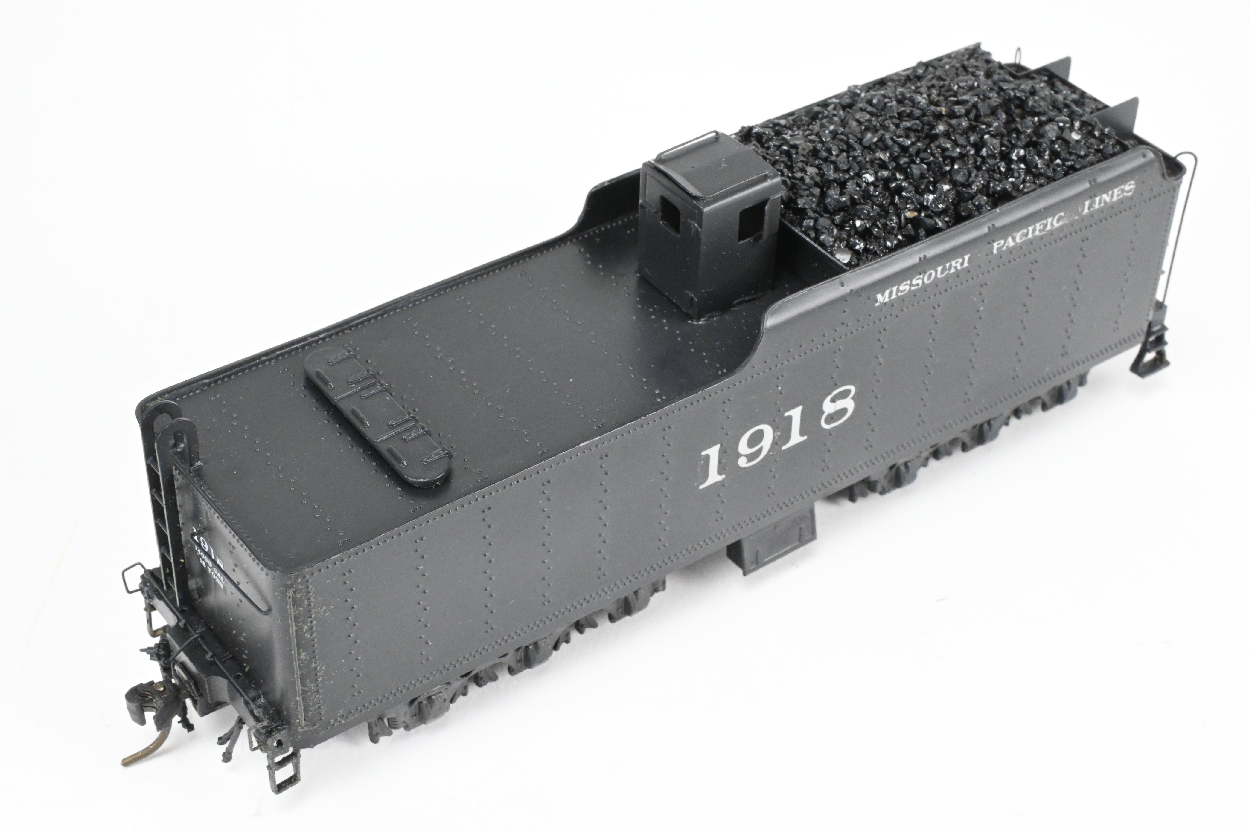 Exquisite HO Scale Brass Custom-Made Joe G. Collias Scratch Built Missouri Pacific Berkshire 2-8-4 Locomotive Model No. 1918, a One-of-a-Kind Collector's Item from 1918