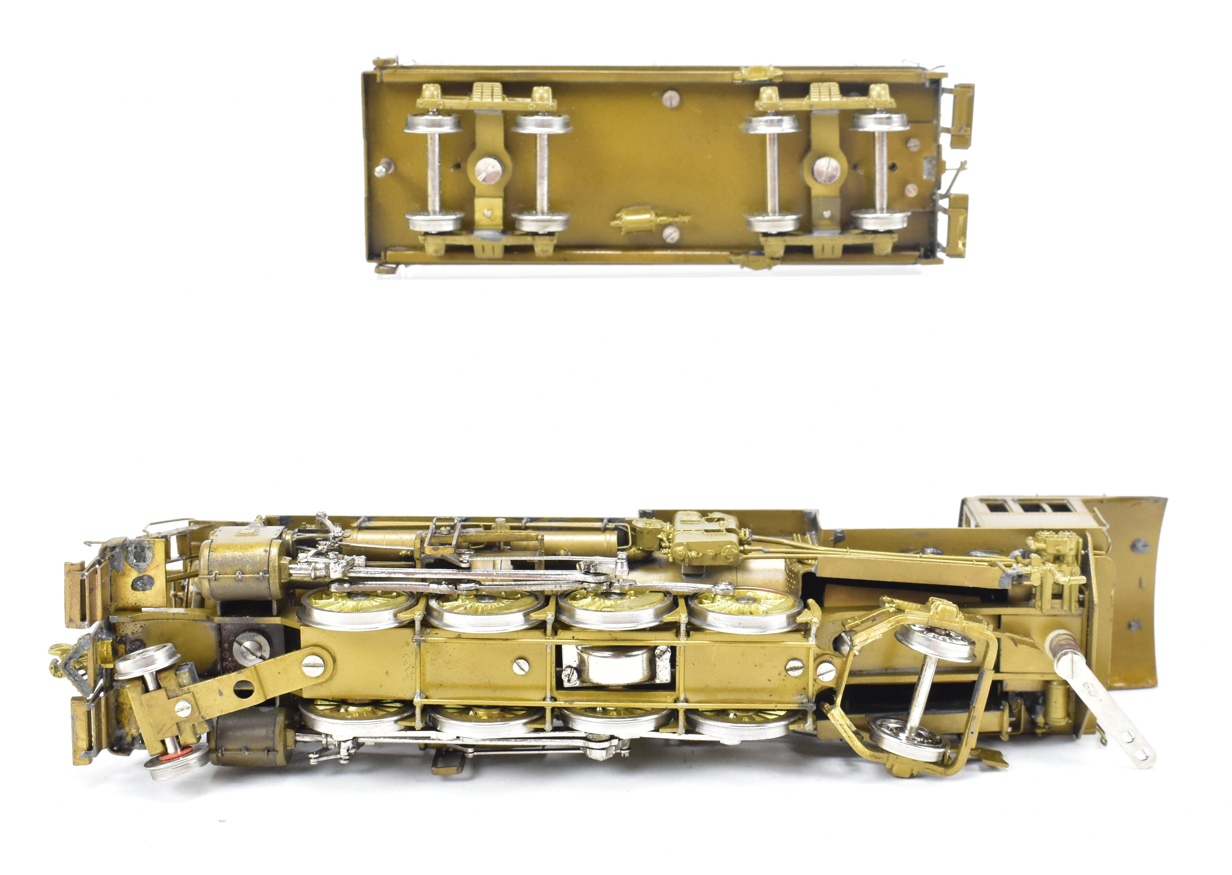 HO Scale Brass Model of Oriental Limited CB&Q - Burlington Route O - 1a 2 - 8 - 2 Steam Locomotive