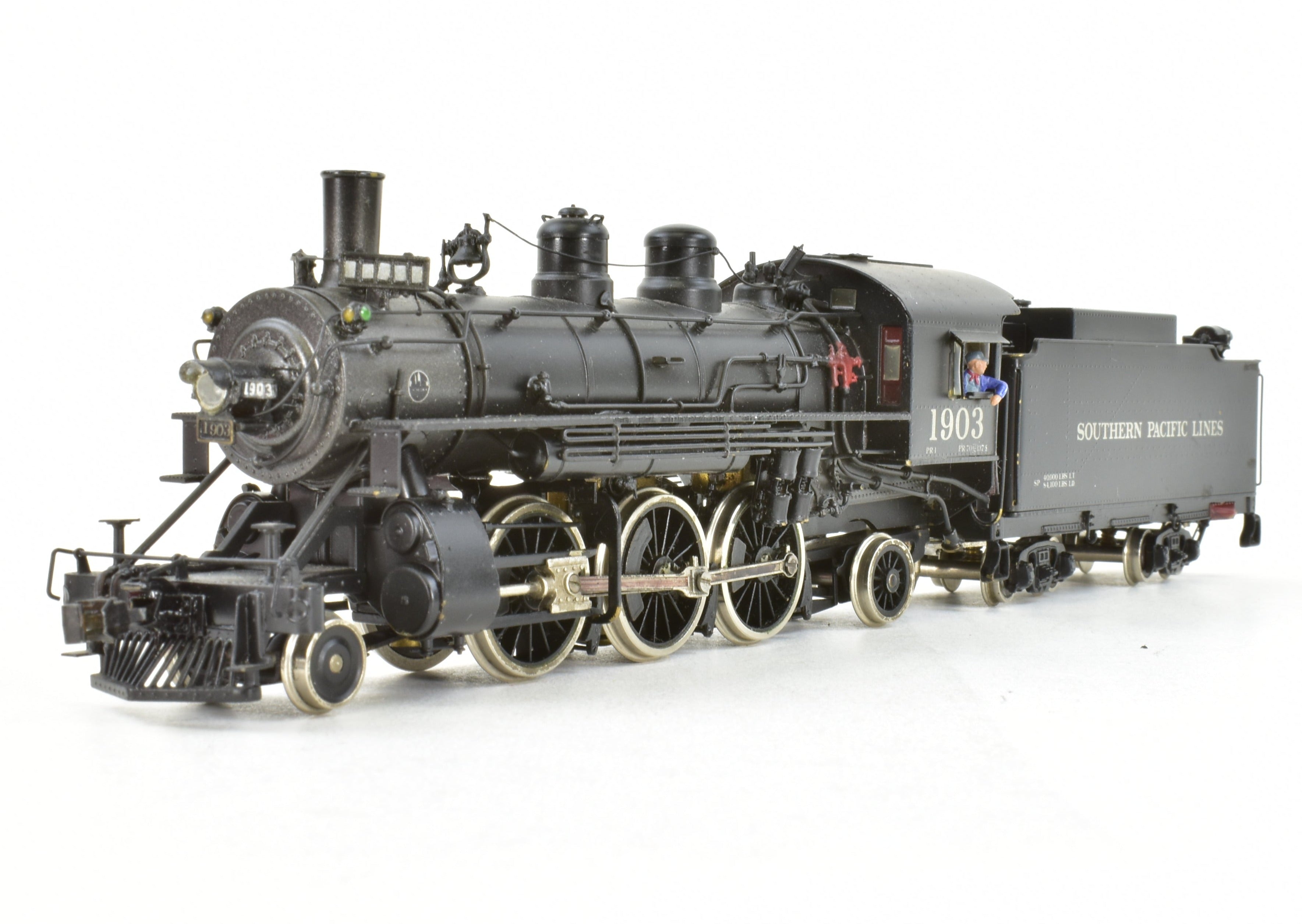 HO Scale Brass Model Train by Westside Model Co. - Southern Pacific Class PR - 1 2 - 6 - 2 Prairie Locomotive with Custom Painting