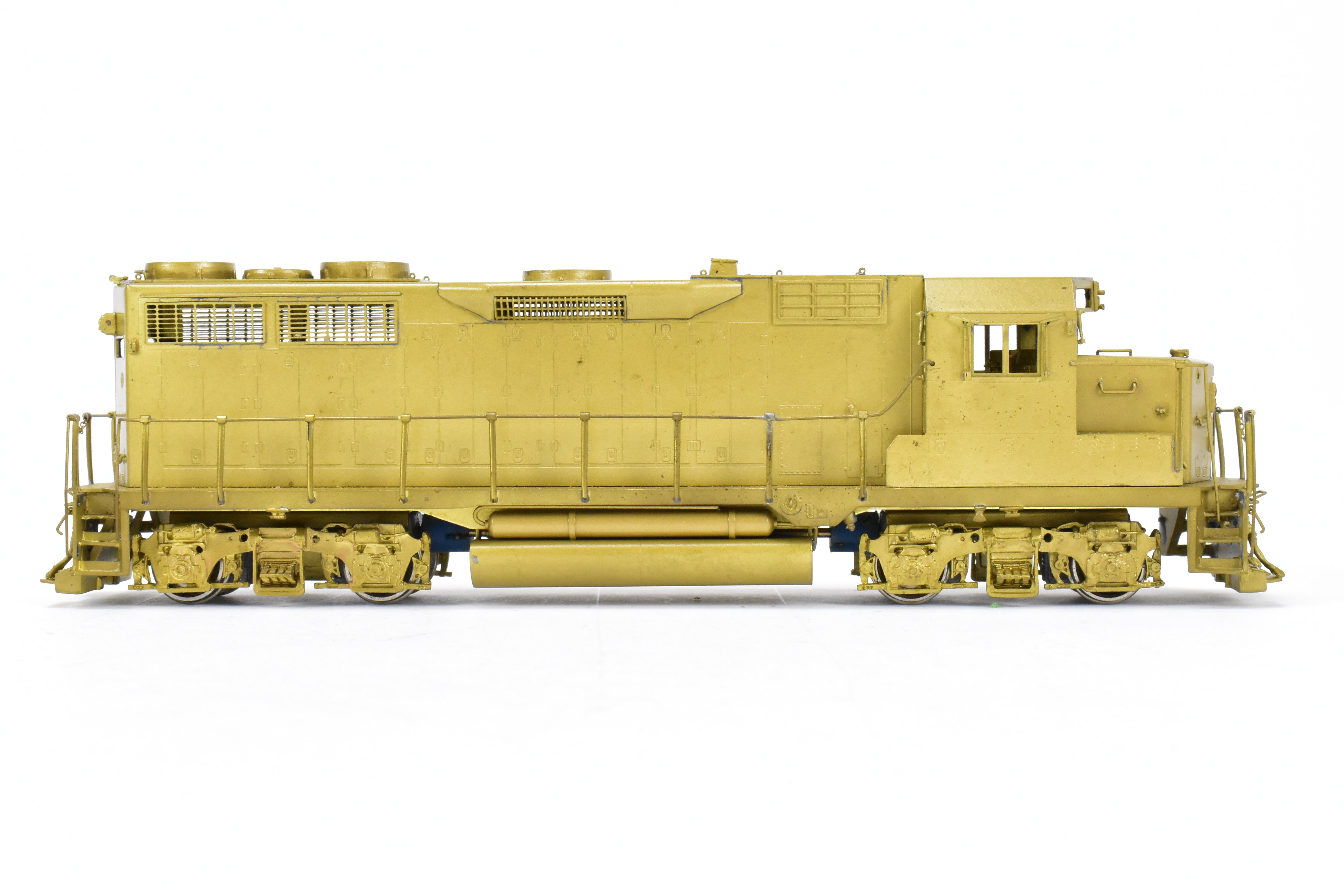 HO Scale Brass Model Train - Overland Models Inc. EMD GP35 Locomotives of Various Roads with Dynamic Brakes and Nose - Mounted Headlight in N Scale