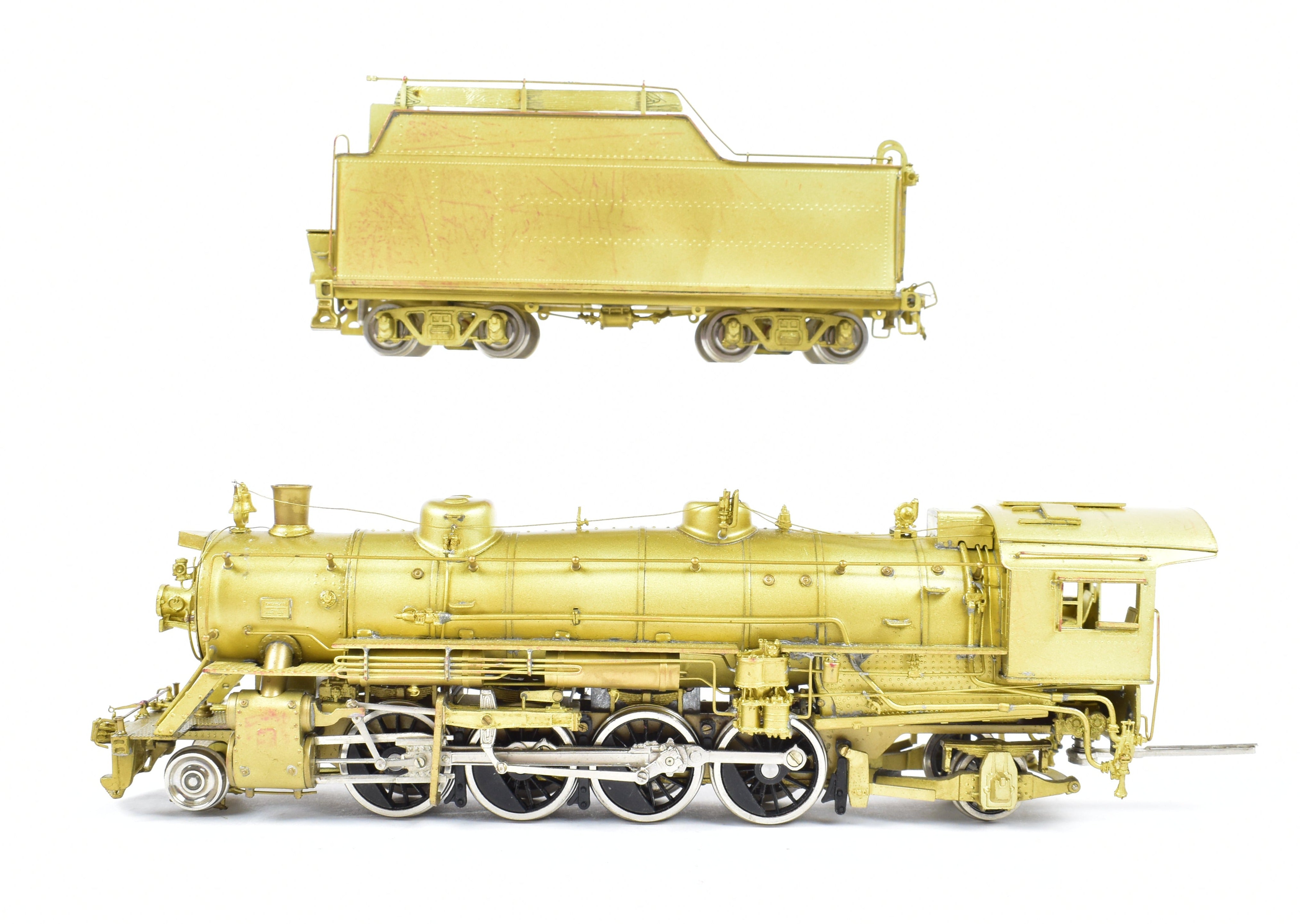 HO Scale Brass Model Train - Key Imports GTW Grand Trunk Western 3700 2-8-2 Mikado Engine