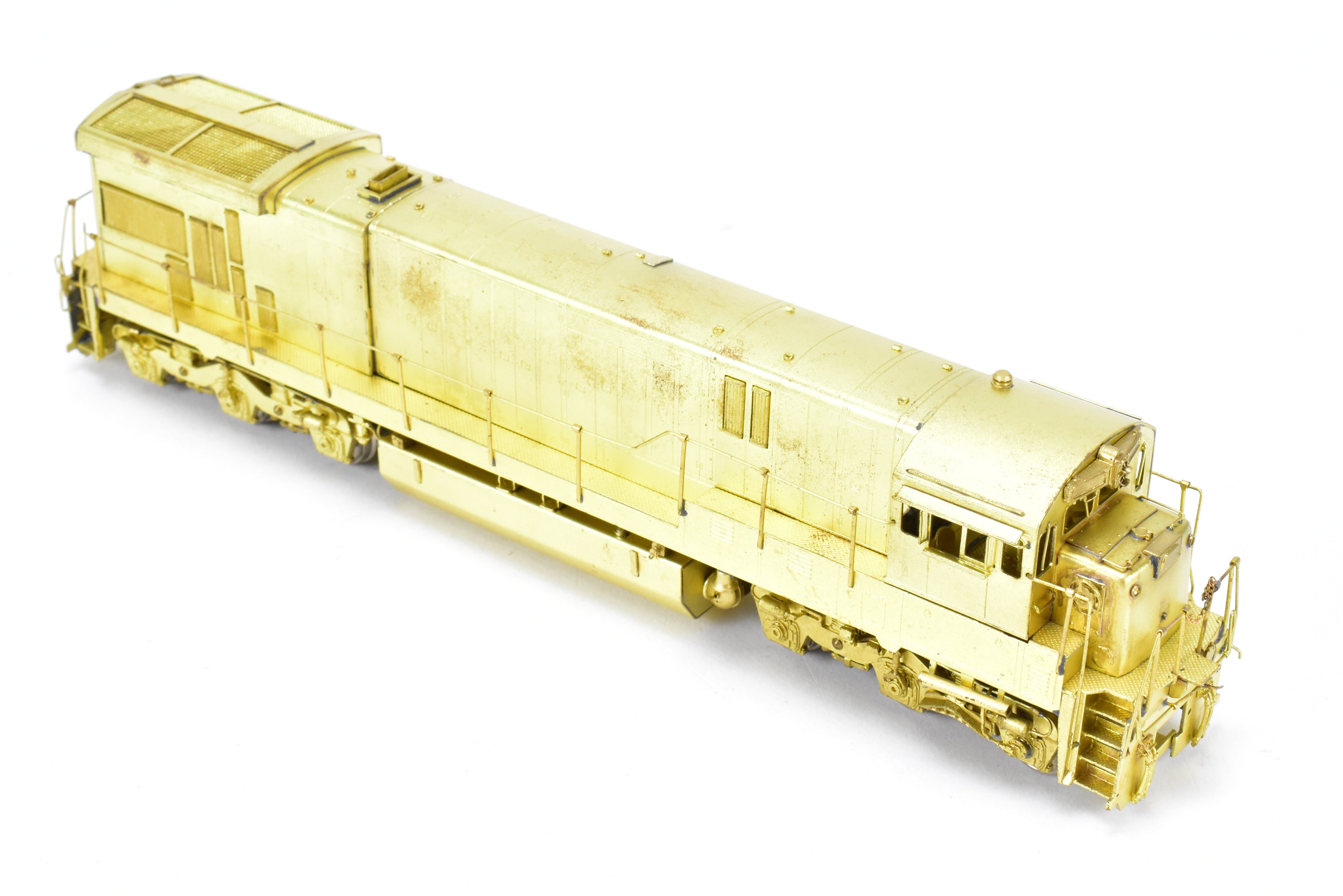 HO Scale Brass Model Train Locomotive - Overland Models Inc. GE C30 - 7 Four Window Cab for Various Roads
