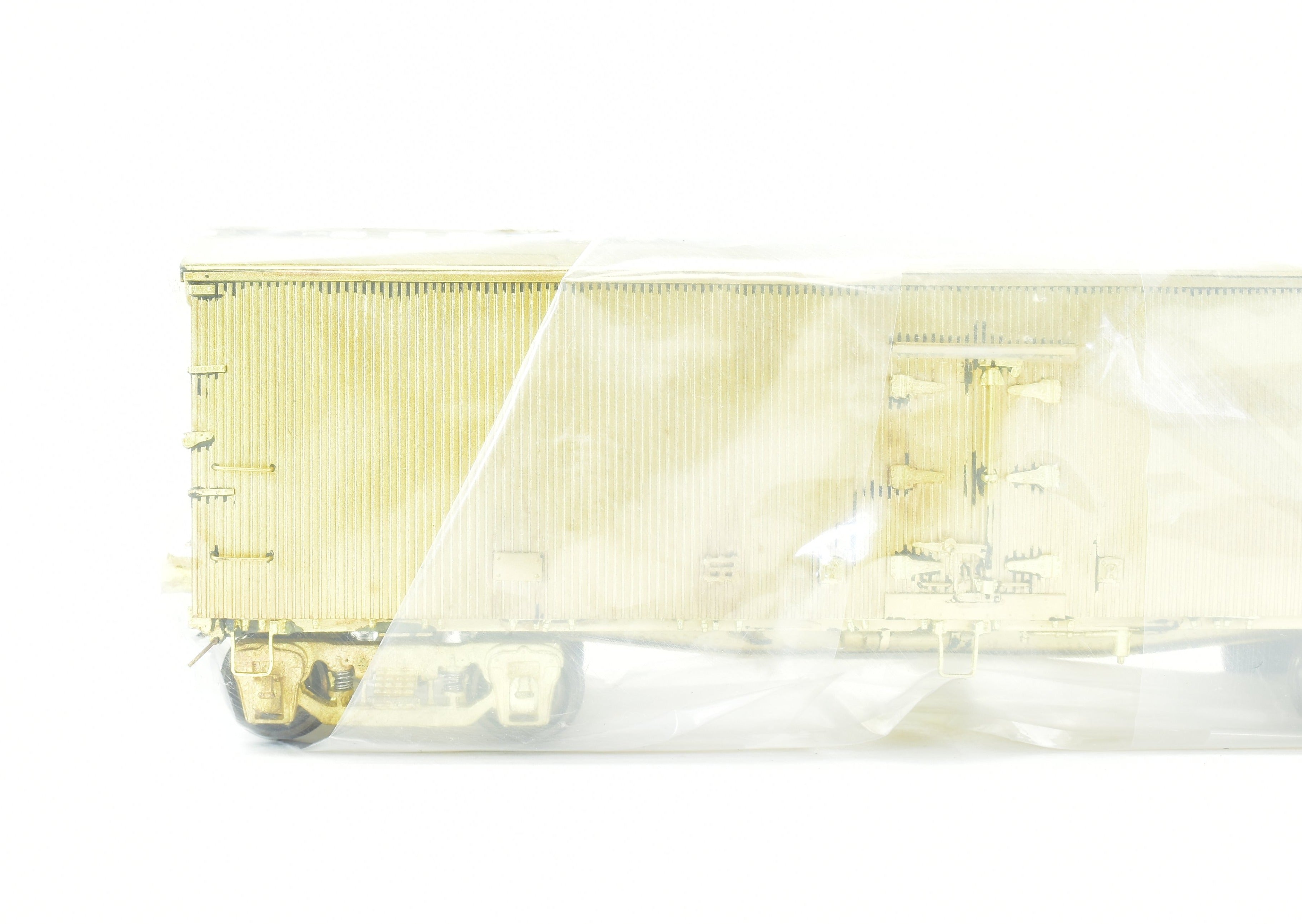 HO Scale Brass 40-Foot Wood Milk Car Model by OMI - Overland Models, Inc. Representing Central Vermont Cars from 1962 - 1972, Numbers 530 - 552