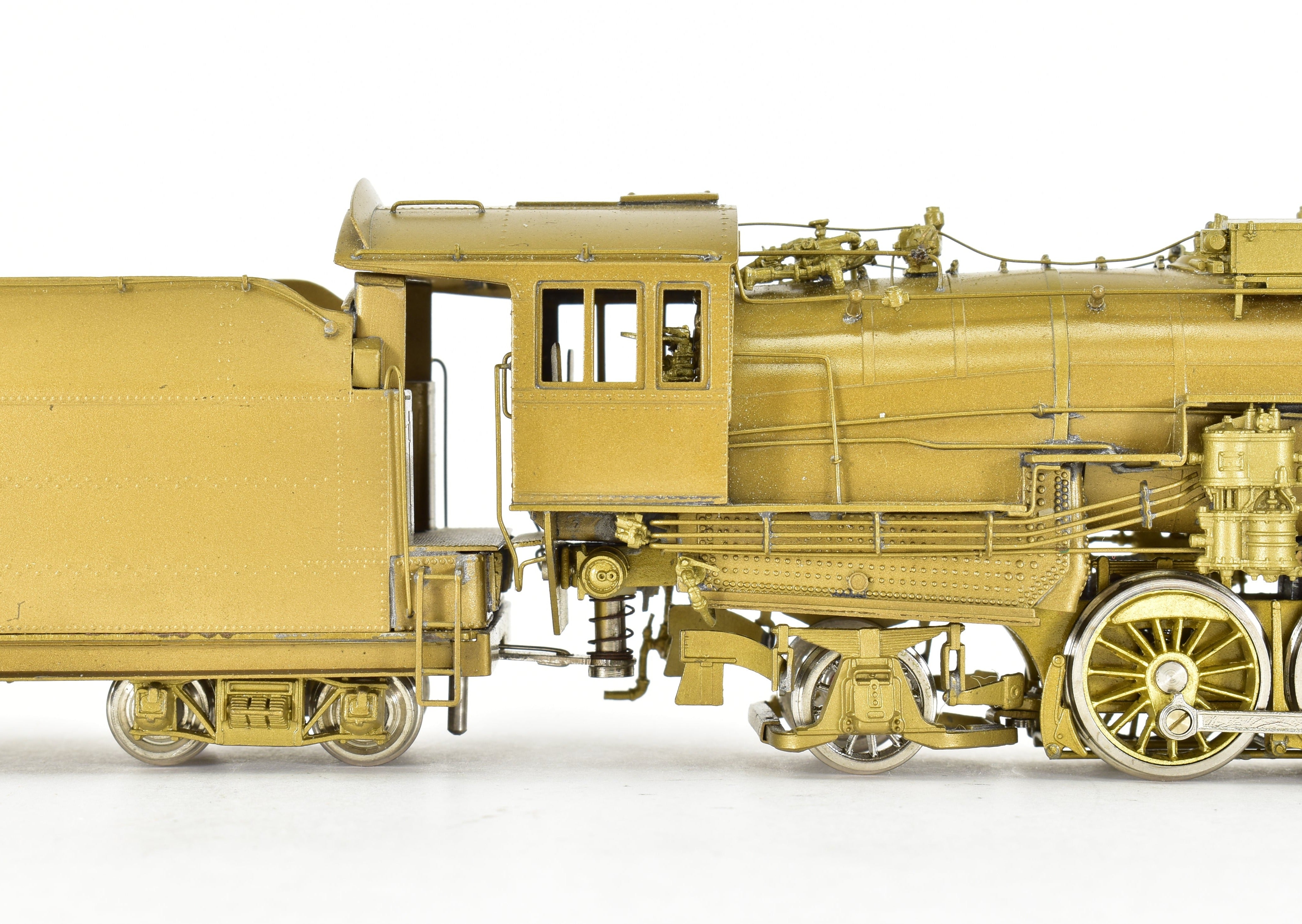HO Scale Brass Model of Oriental Limited CB&Q - Burlington Route O - 1a 2 - 8 - 2 Steam Locomotive
