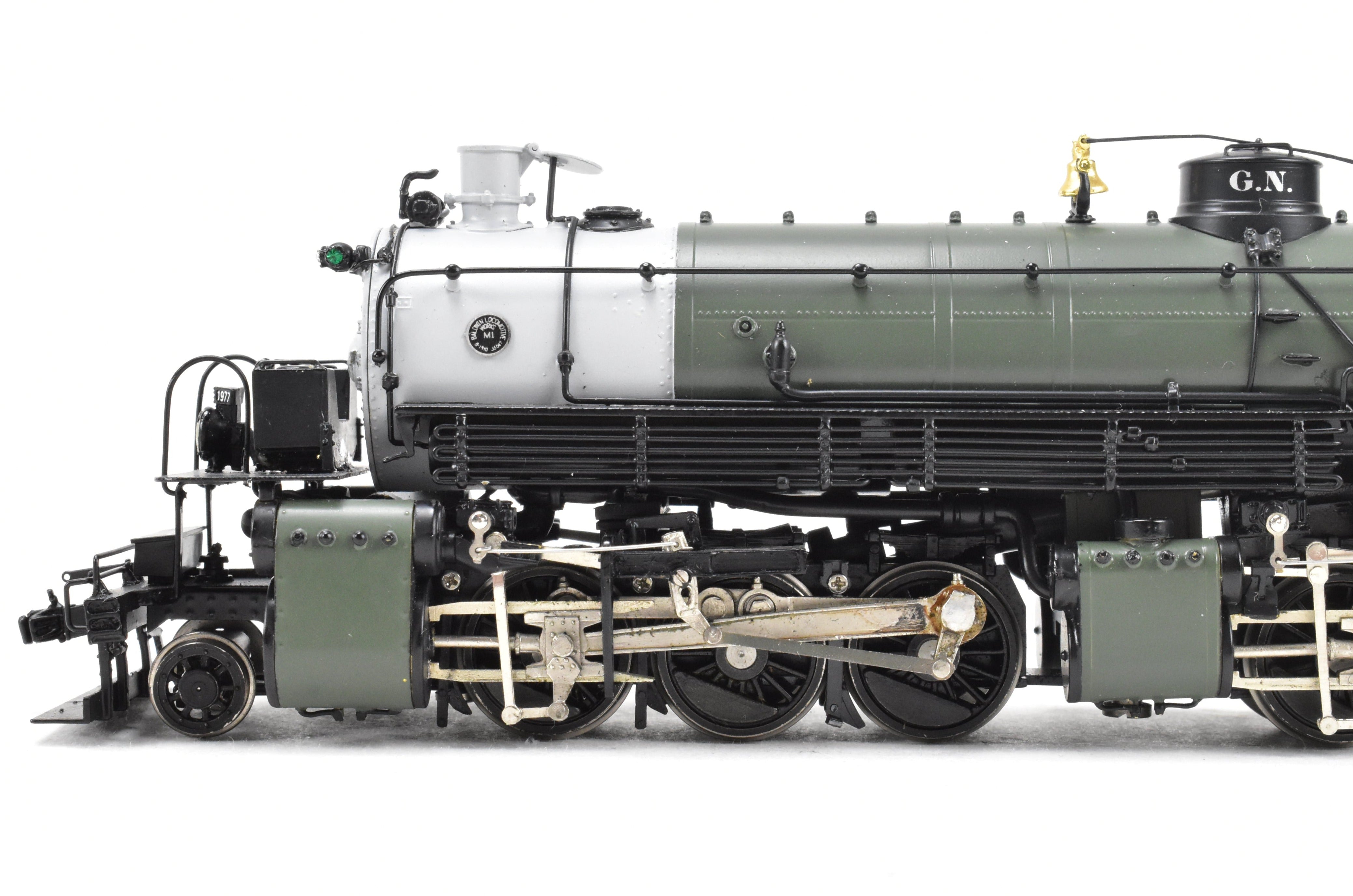 HO Scale Brass Challenger Imports Great Northern 2-6-8-0 Class M-2 FP No. 1977 Model