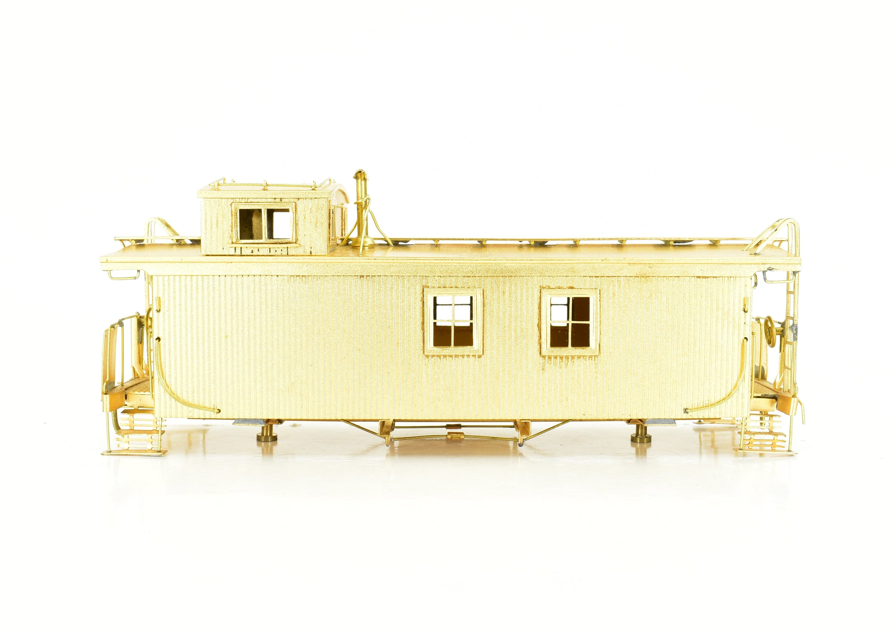 HO Scale Brass Van Hobbies Model - Canadian National Railway Wood Caboose or Van without Trucks