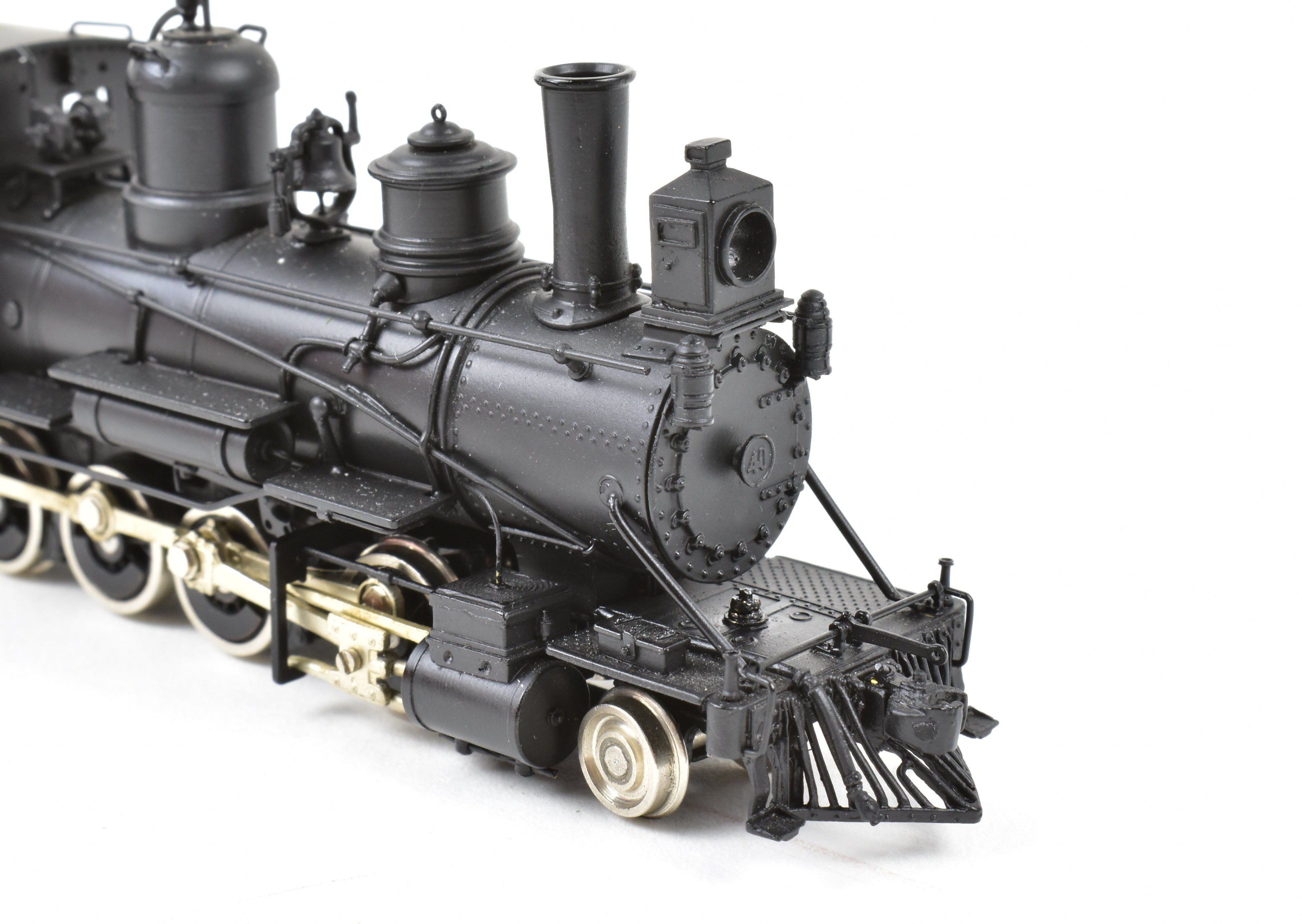 HOn3 Scale Brass Model Train - Key Imports RGS Rio Grande Southern C - 19 No. 40 2 - 8 - 0 Consolidation Factory - Painted Replica