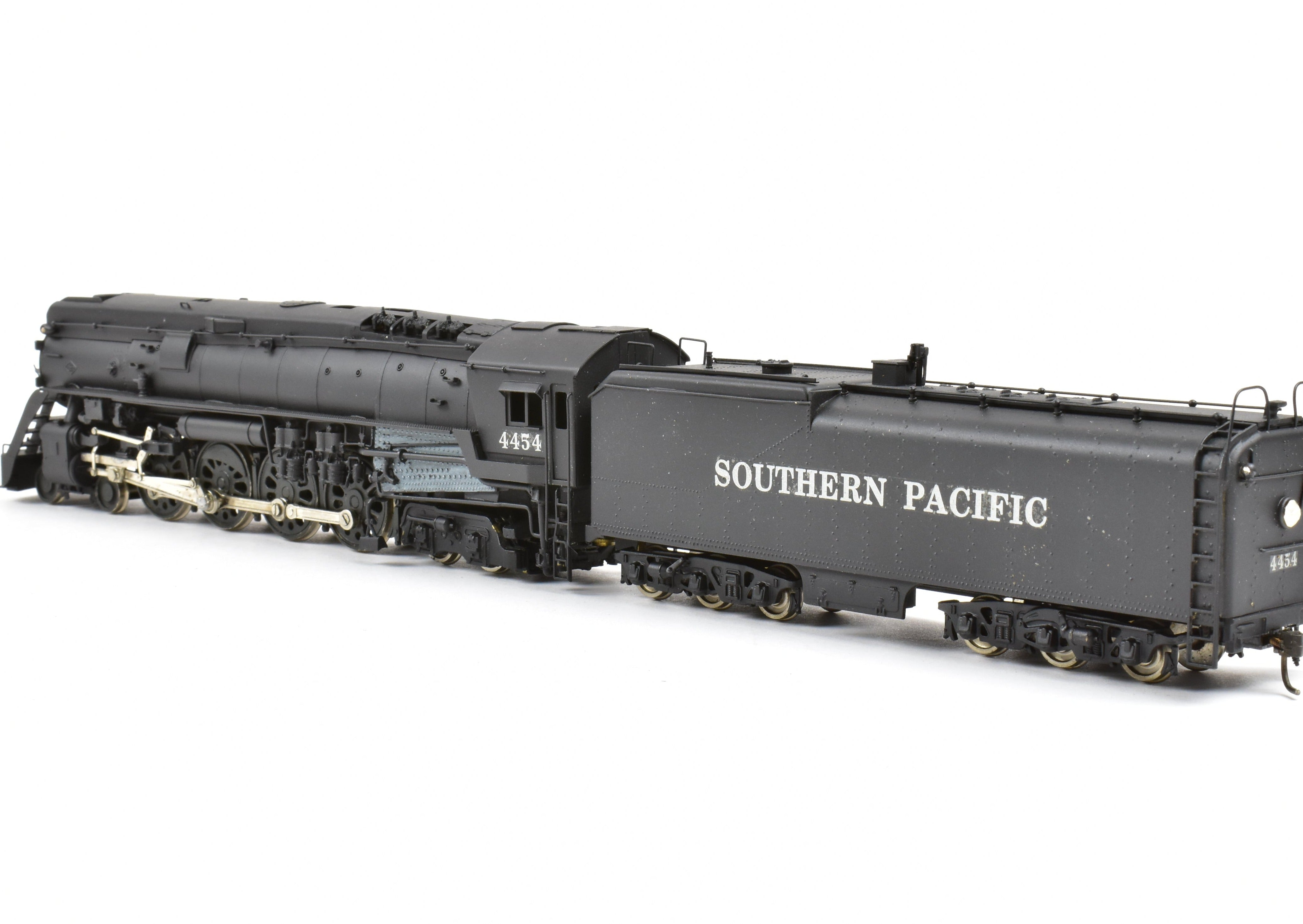 HO Scale Brass Model Train - Balboa SP Southern Pacific GS - 4 4 - 8 - 4 De - Skirted and Custom Painted Locomotive No. 4454
