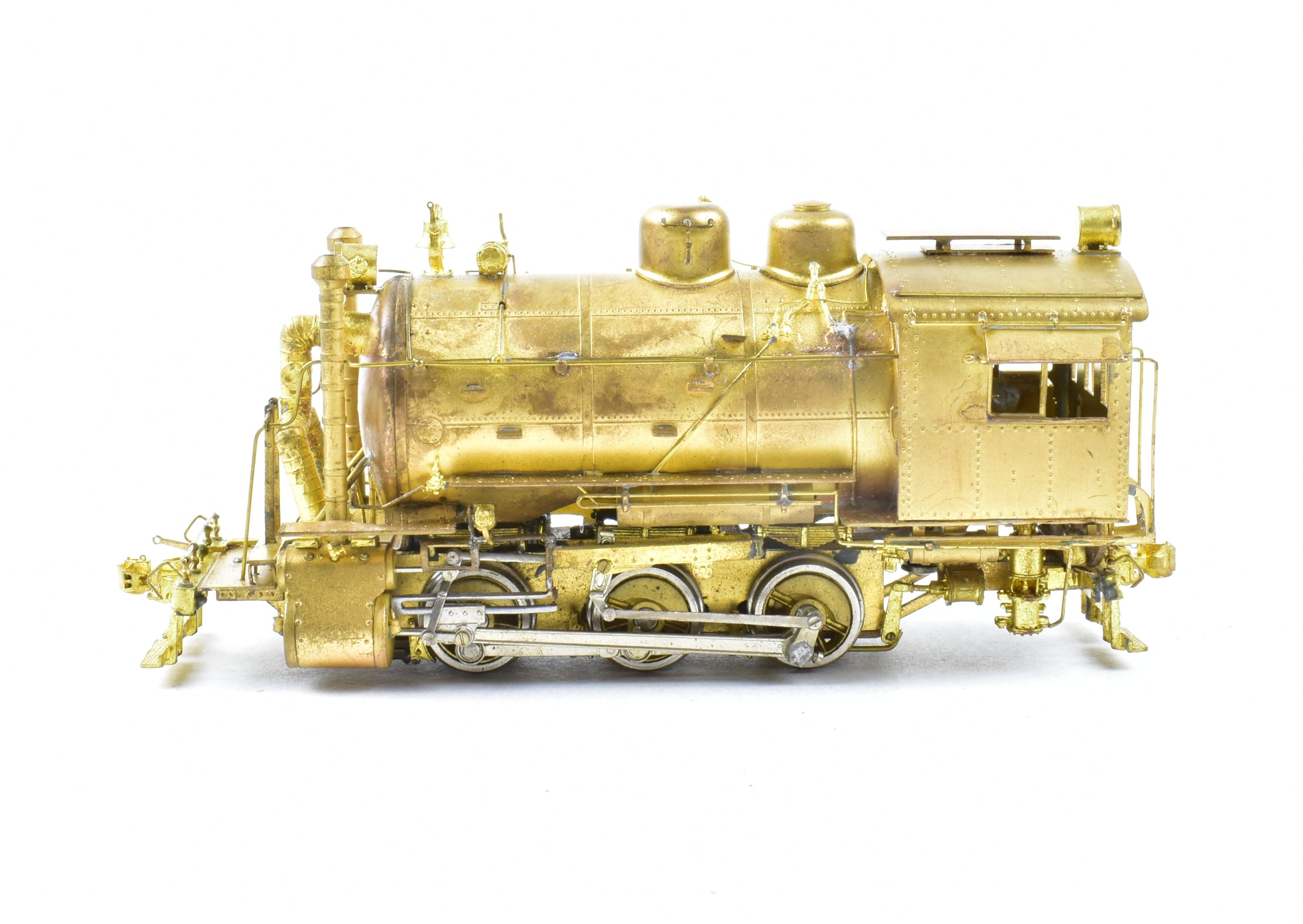 High - Quality HO Scale Brass Model of Westside Model Co.'s ATSF - Santa Fe 0 - 6 - 0T Fireless Cooker Locomotive, Numbered #2299