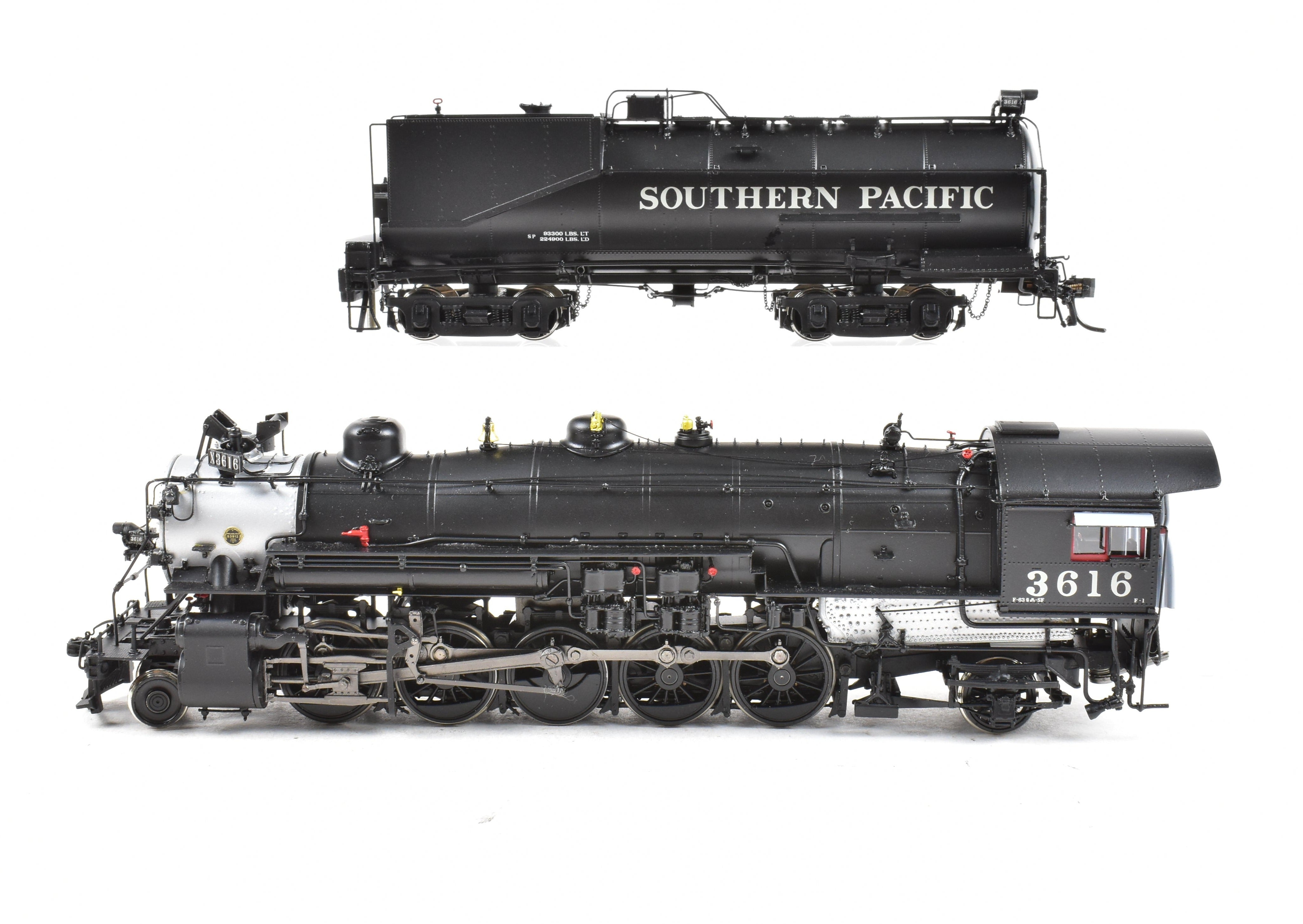 HO Scale Brass GPM - Southern Pacific F-1 Class 2-10-2 FP #3616 Model