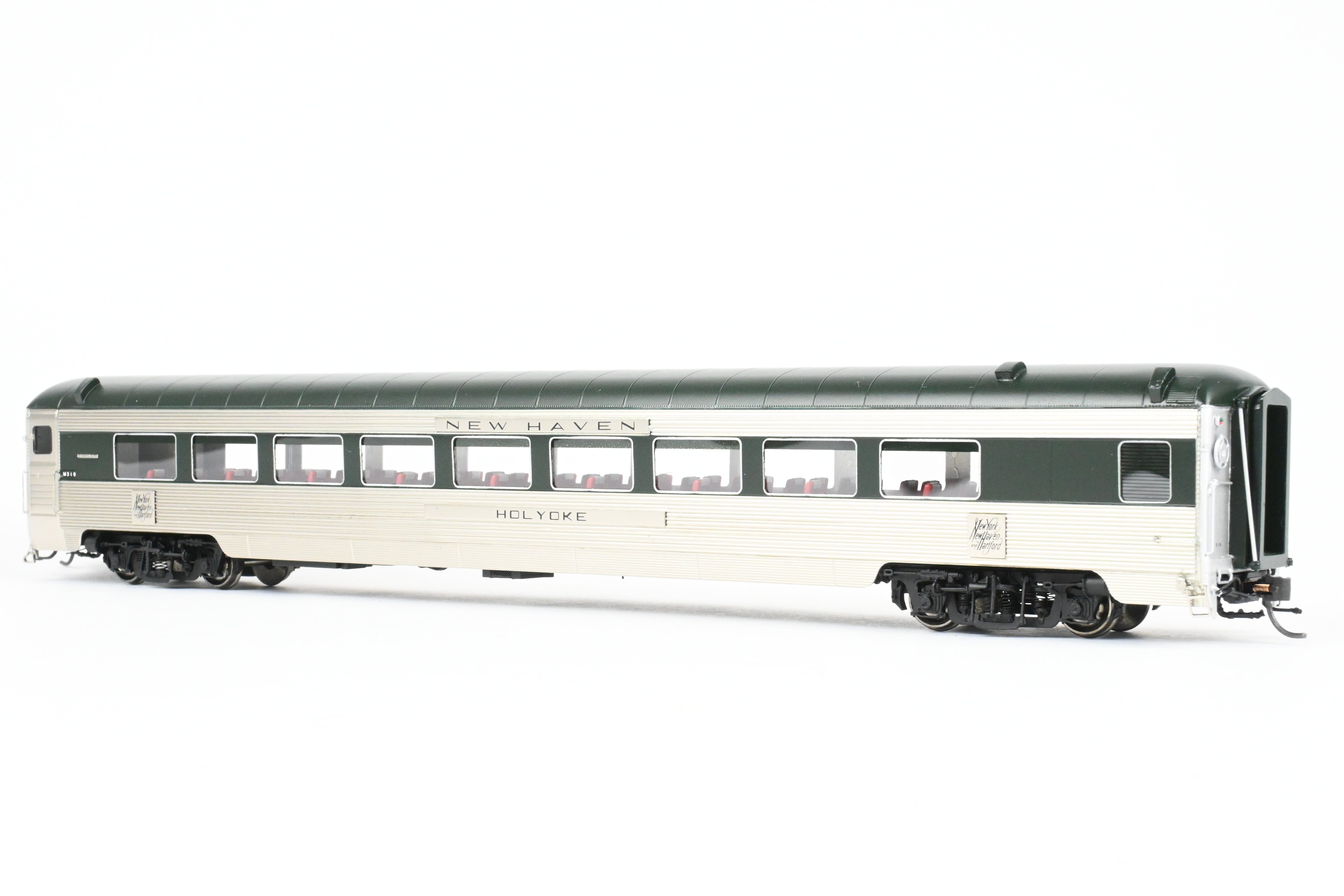 HO Scale Brass Model Railway Classics New Haven City Series Parlor Car - FP Holyoke No. 319, 1948 Era Merchants Limited Edition