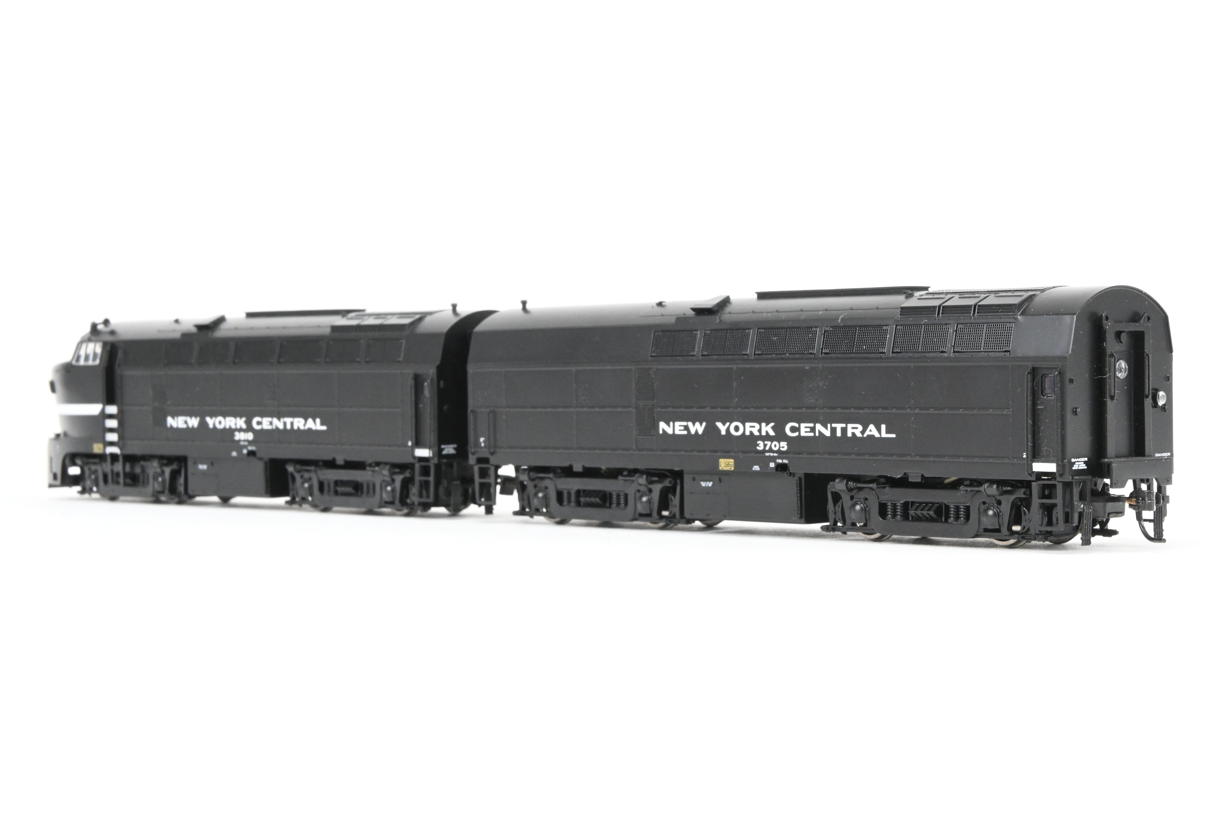 HO Scale Model Train Set - Broadway Limited Imports Paragon 2 New York Central Baldwin RF - 16A/B Cigar Band Locomotive Set with DCC and Sound (Sold As - Is, B - Unit Sound Malfunctioning)