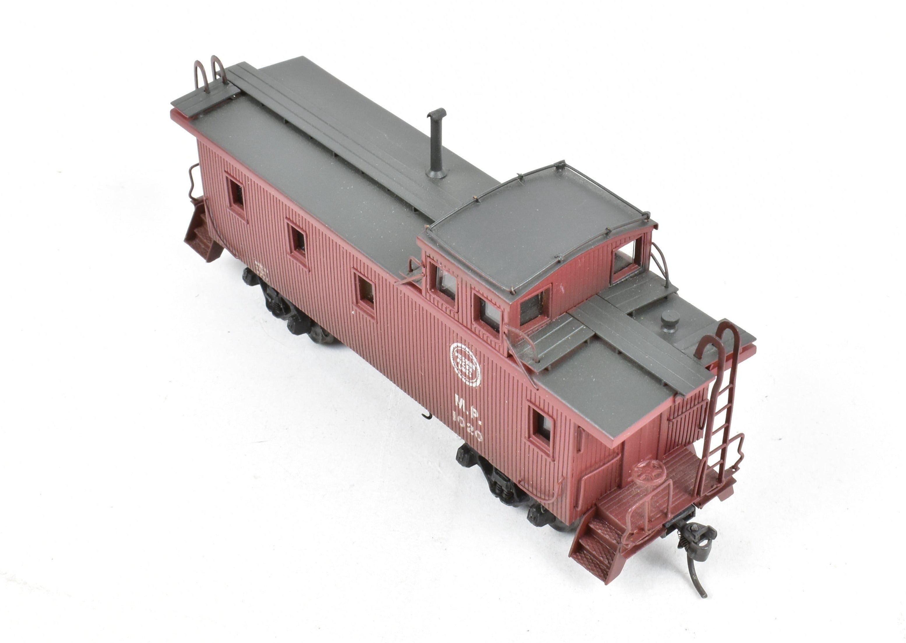 Hallmark Models HO Brass Missouri Pacific Wood Sheathed Caboose No. 1020, Painted
