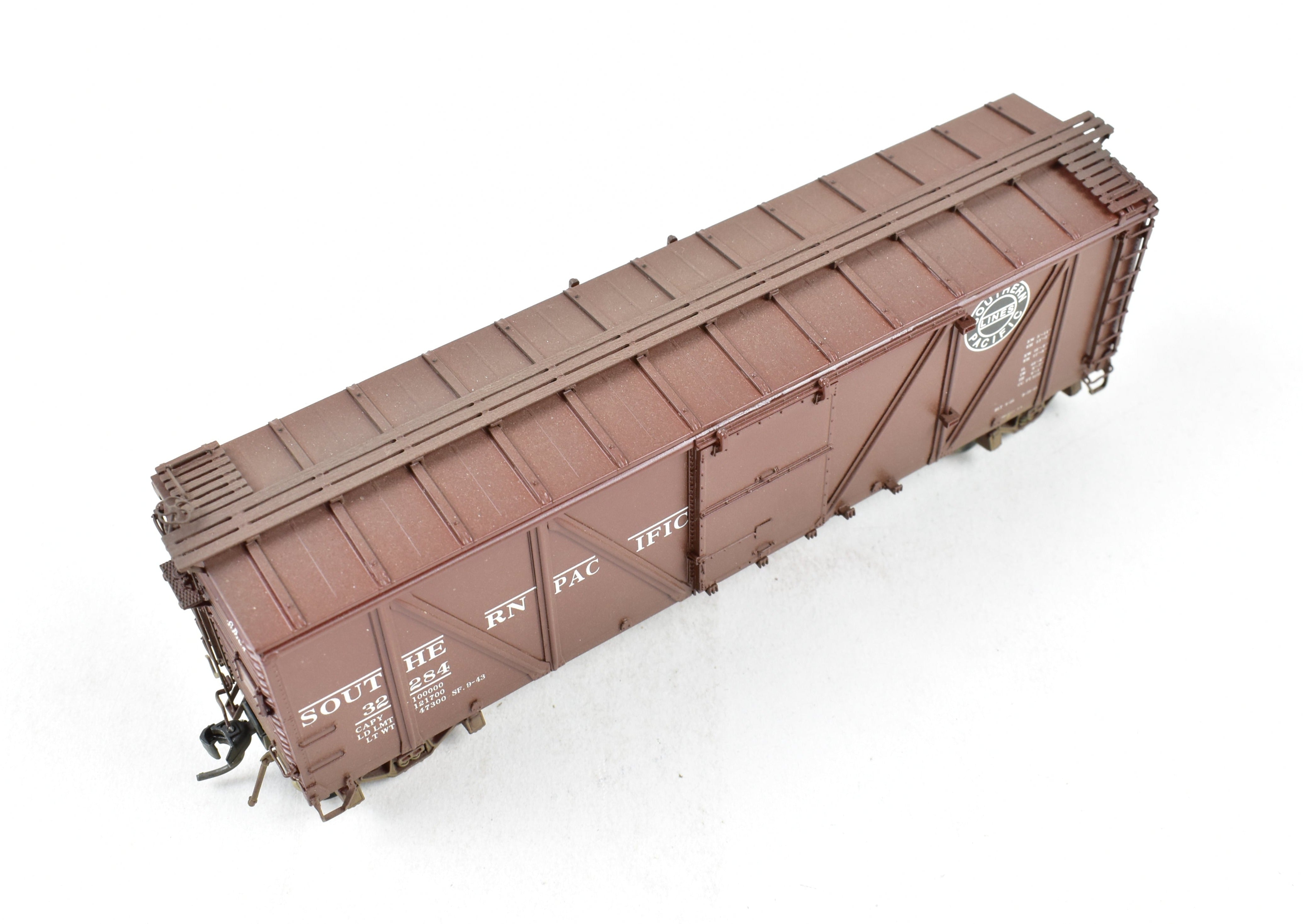 Weathered HO Brass Southern Pacific Class B - 50 - 15 Box Car FP #32284 by Challenger Imports