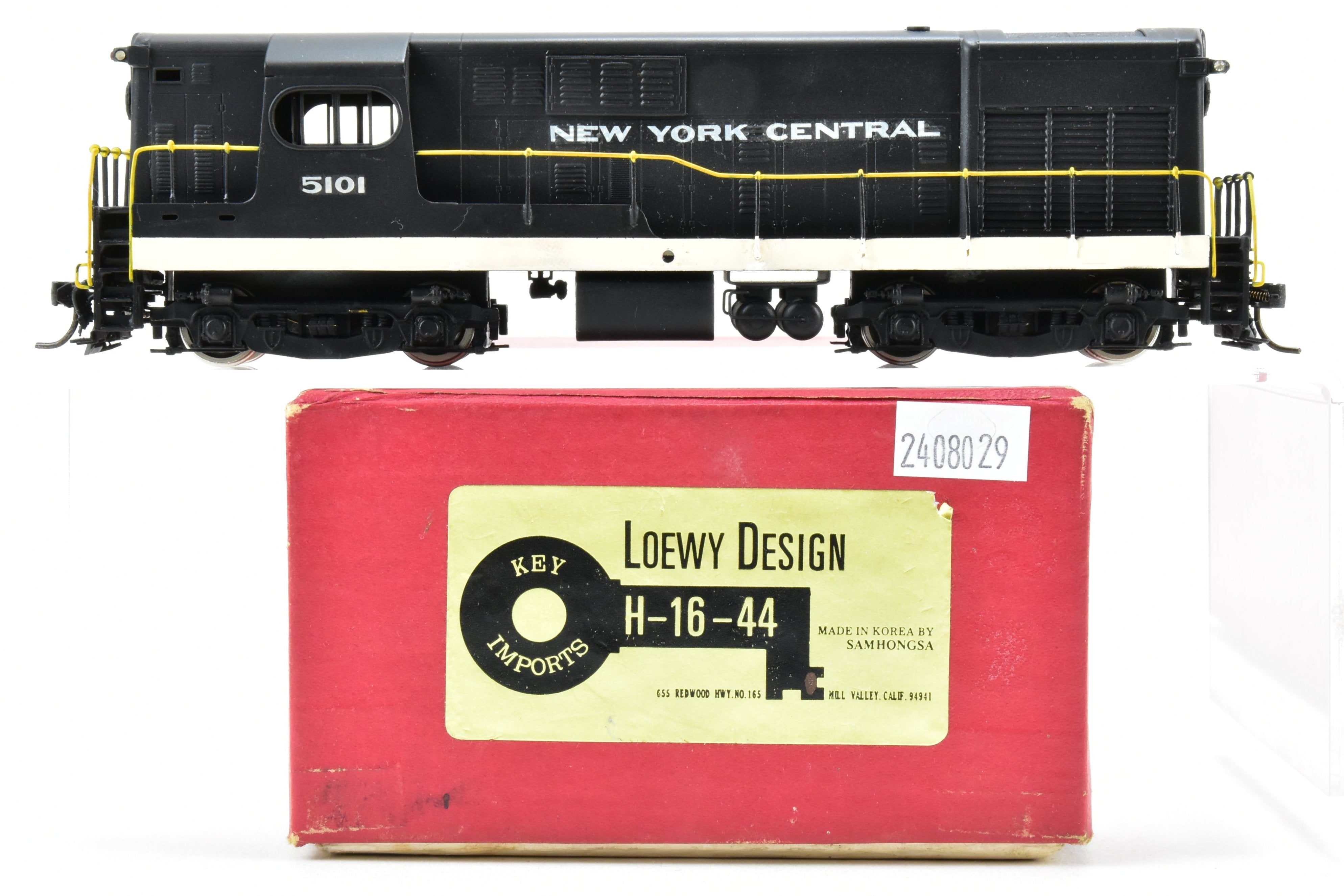 HO Brass Key Imports NYC - Custom Painted New York Central H-16-44 No. 5101
