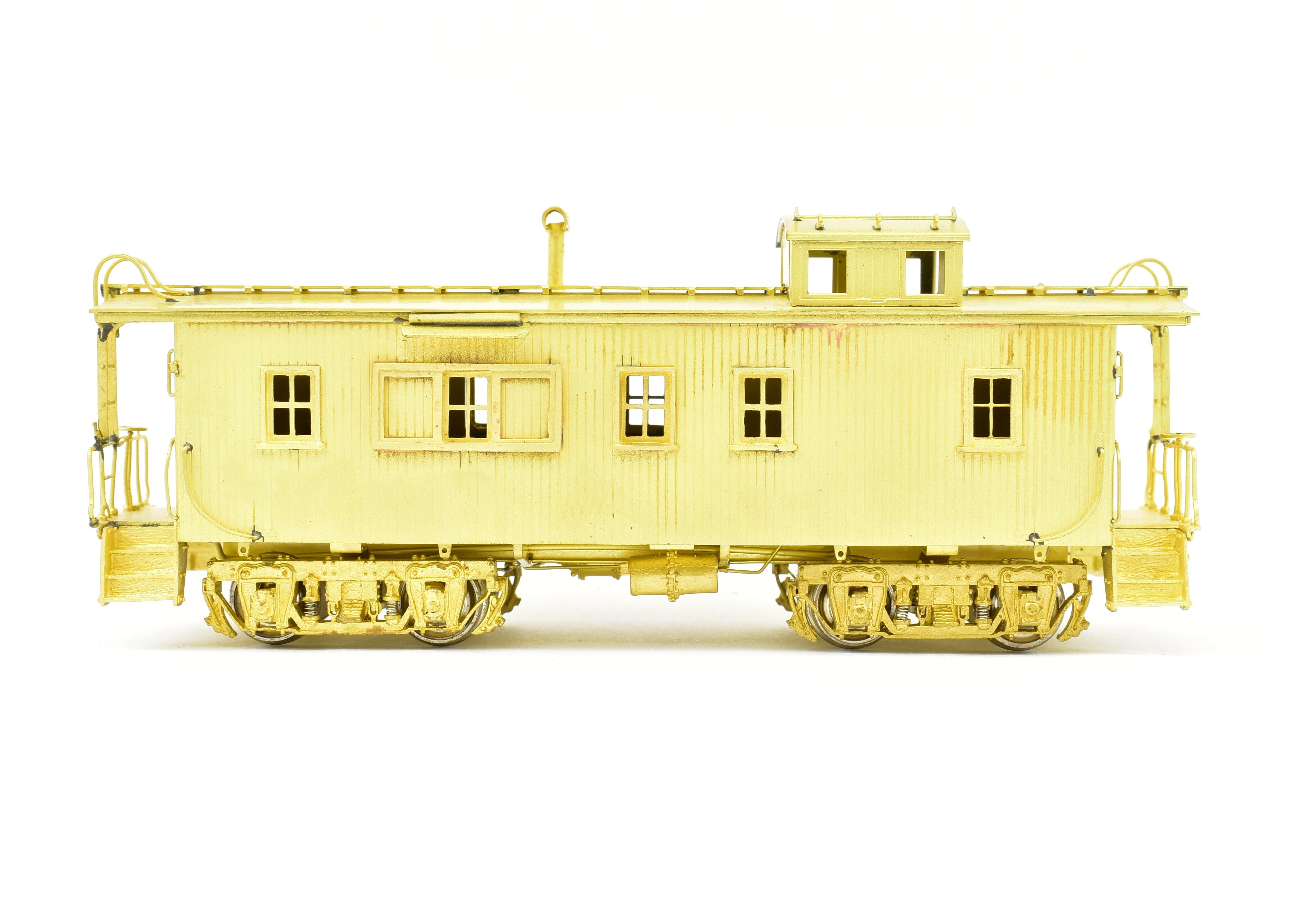 HO Scale Brass Chicago & Northwestern Wood Caboose End Windows by Overland Models, Inc. (OMI) - Ideal for Model Railroading Enthusiasts