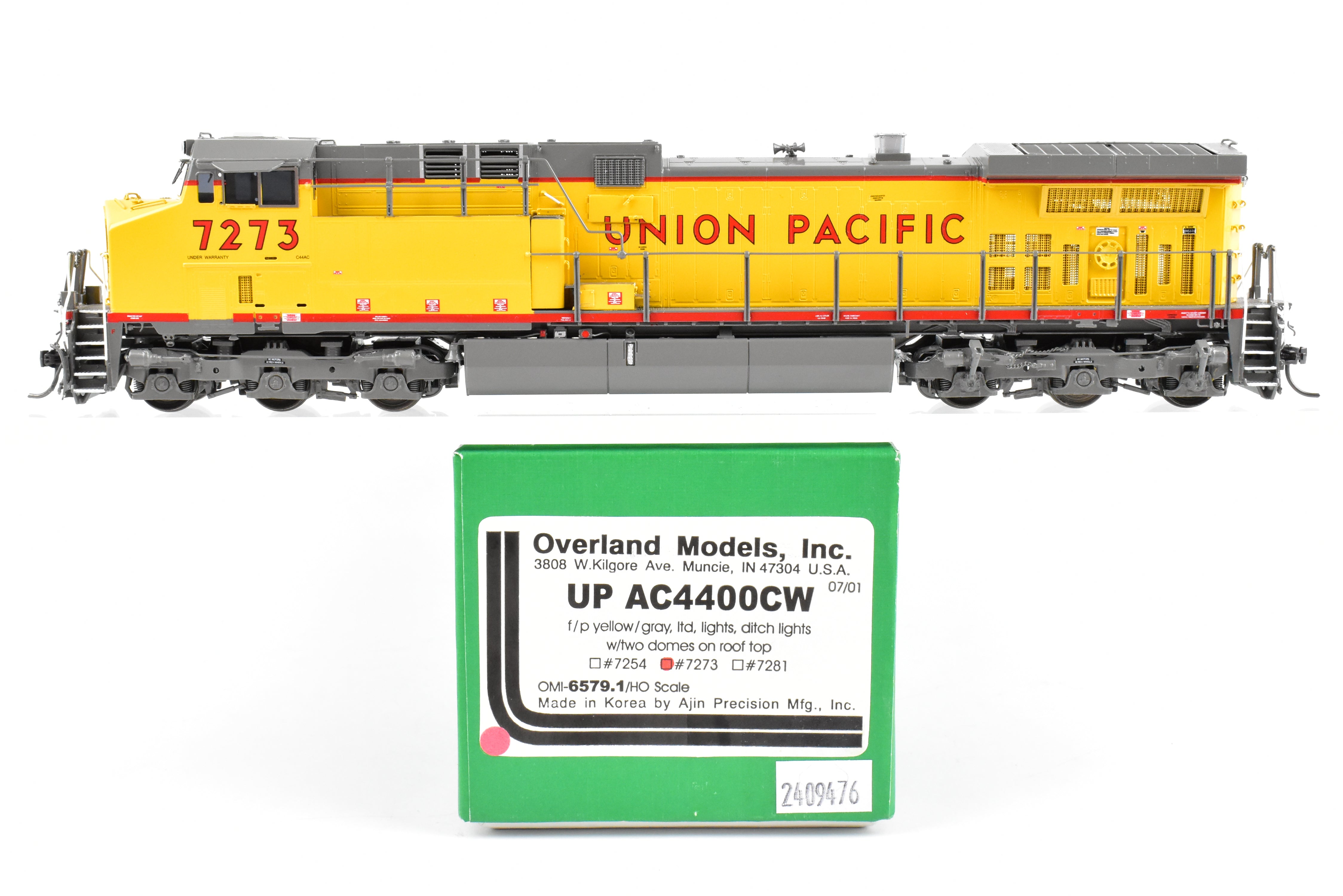HO Scale Brass Union Pacific GE AC4400CW #7273 by Overland Models Inc