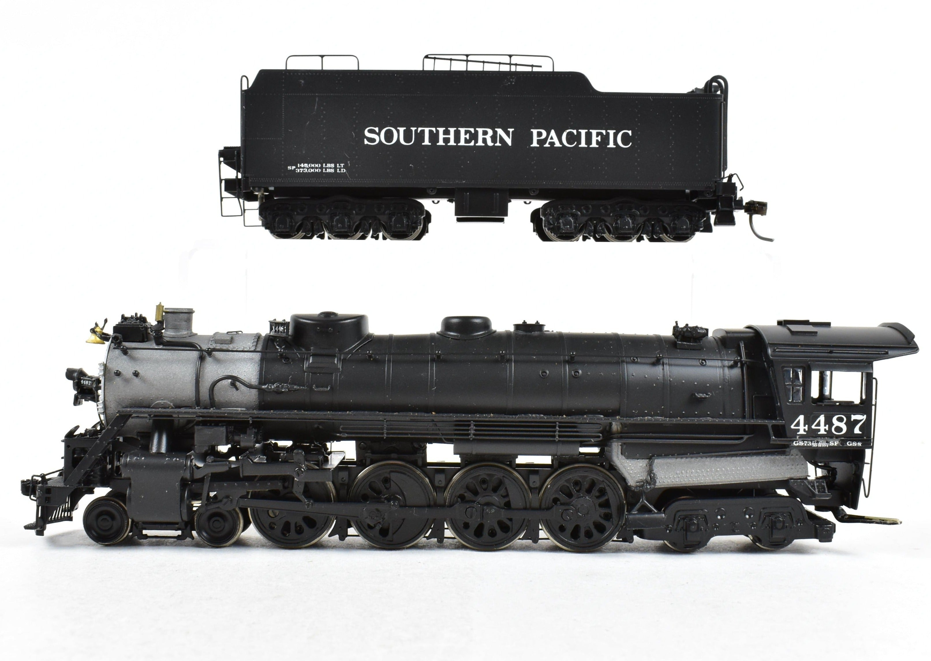 HO Scale Brass Model Train by Westside Model Co. - Southern Pacific Class GS - 8 4 - 8 - 4, Professionally Painted with Can Motor Upgrade