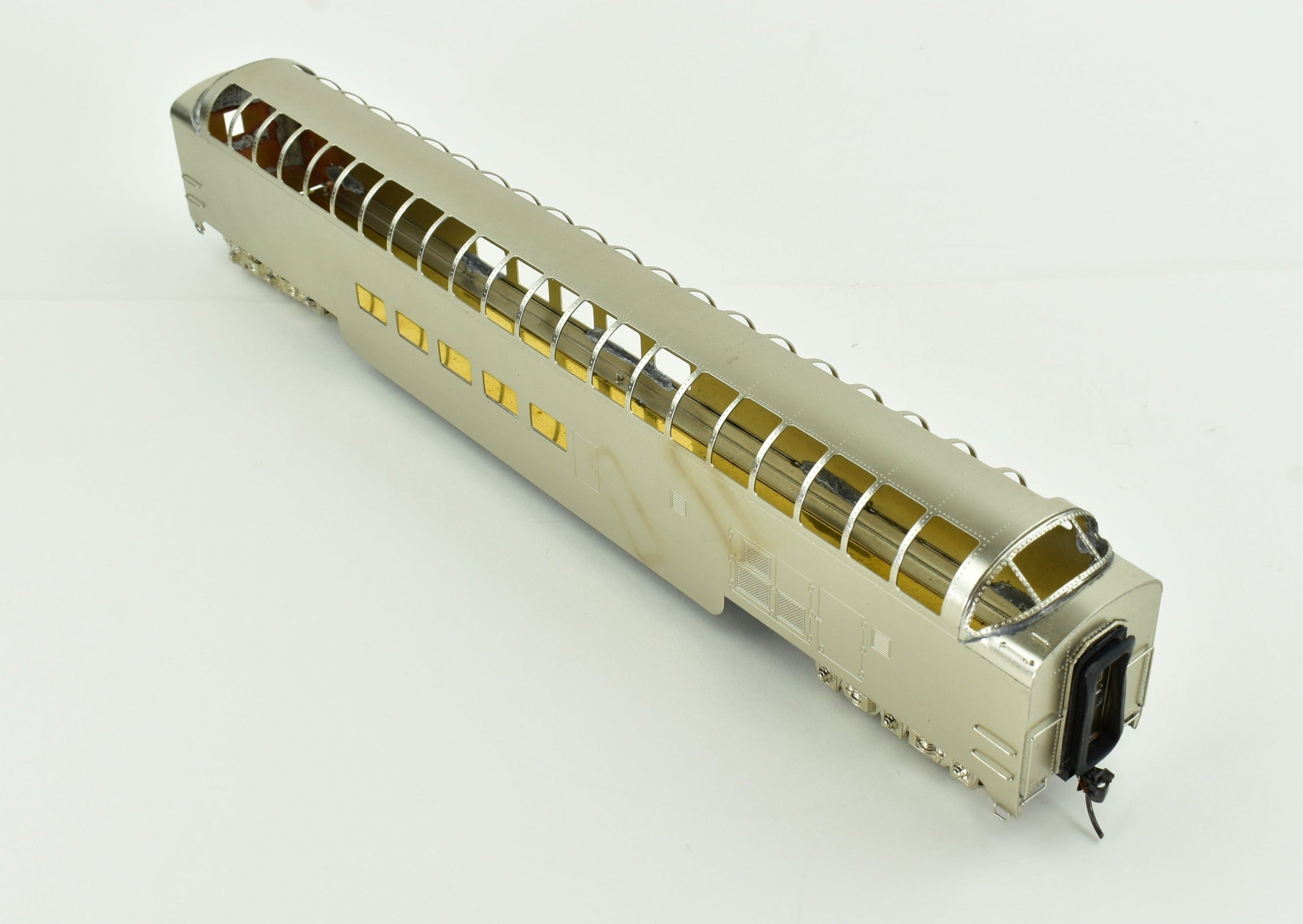 HO Scale Brass Precision Model Train - Canadian National #0254 QU'APPELLE Full Length Dome by Brass Precision Brass/S. Soho & Co.