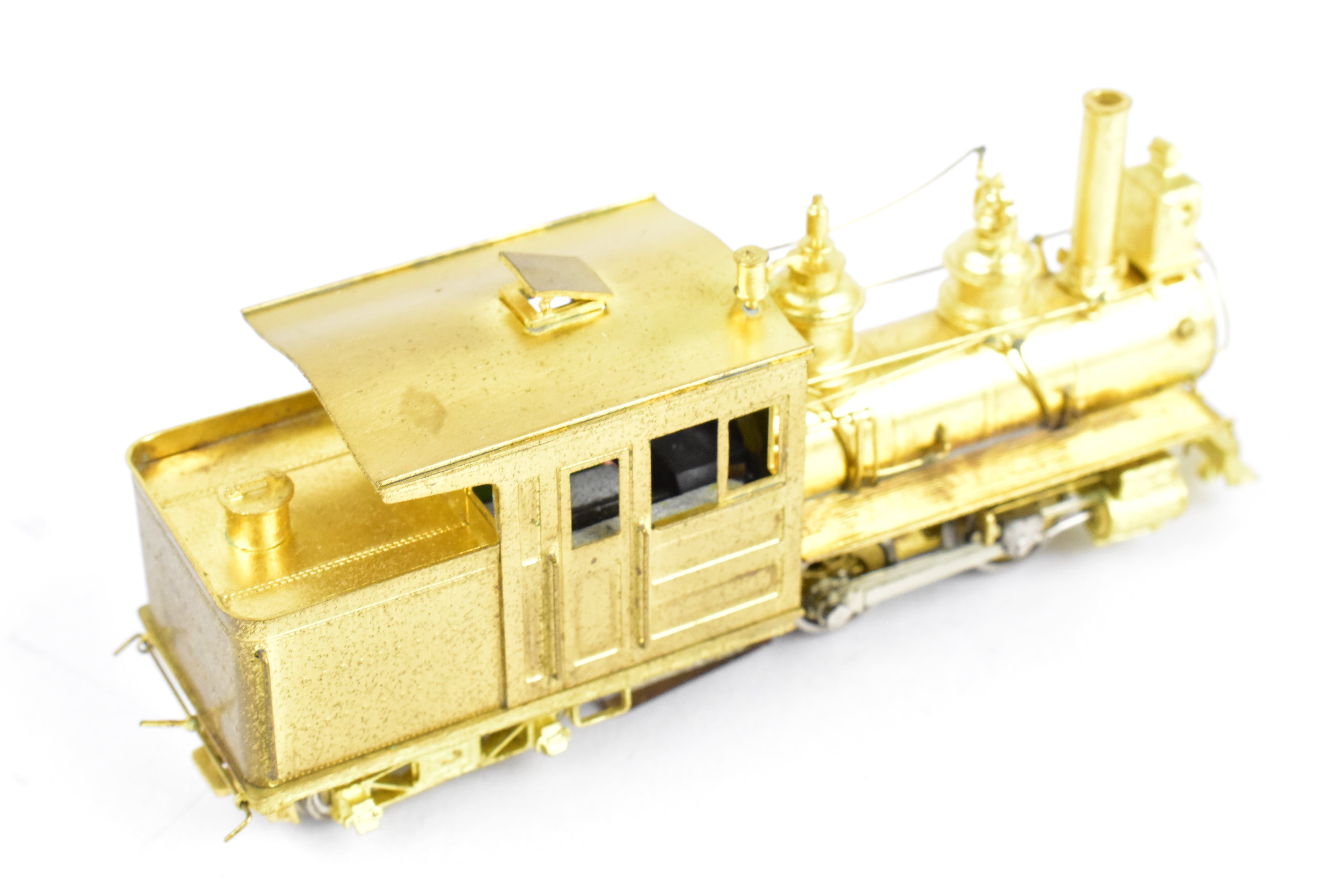 HOn30 Scale Brass Model Train - The Car Works Sandy River & Rangeley Lakes #7 Forney 0 - 4 - 4T Steam Locomotive in REBOXX Packaging
