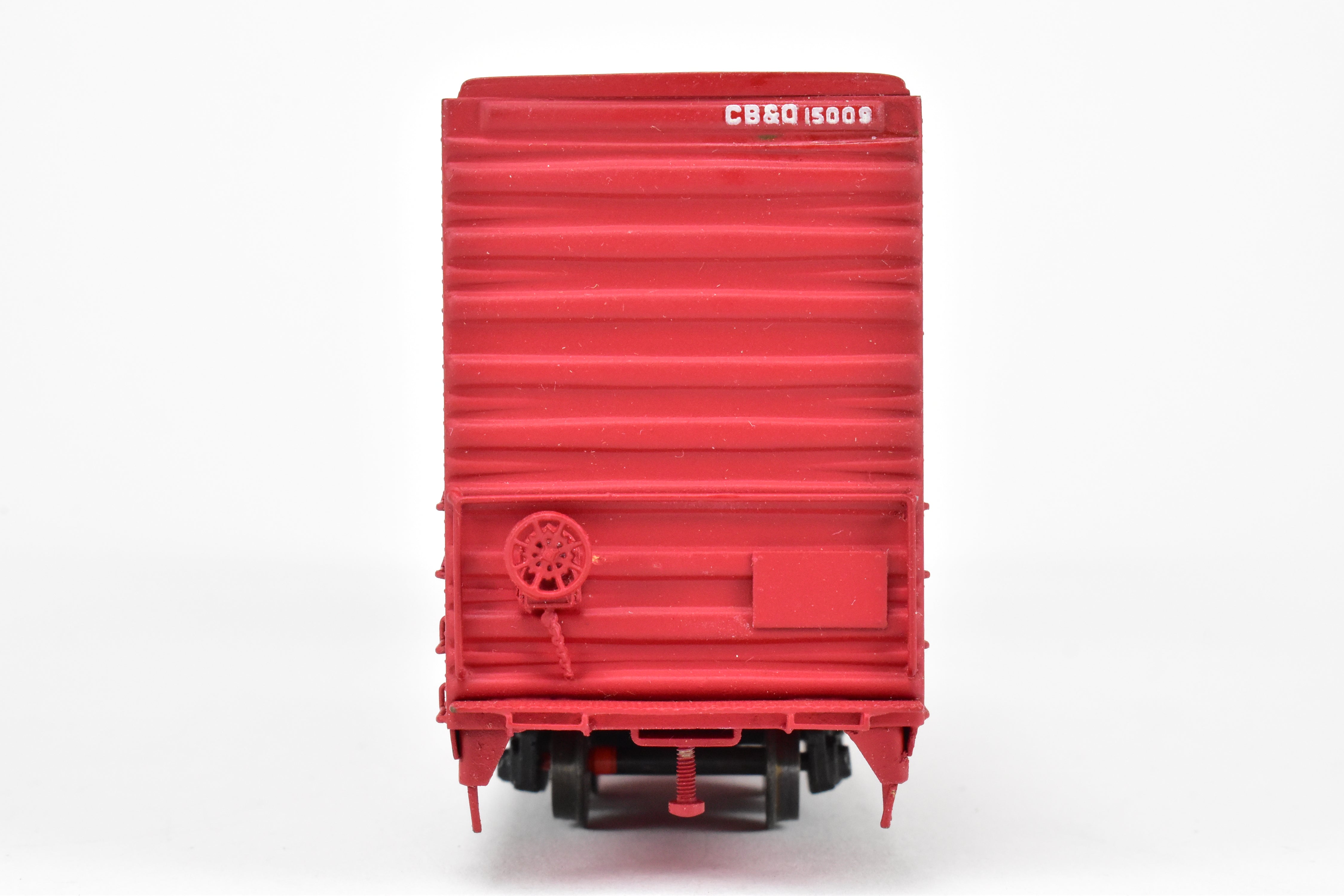 HO Scale Brass Model Trains - HO Brass Trains Inc. CB&Q Burlington Route 86-Foot High-Cube Boxcar Model CP CB&Q 15009