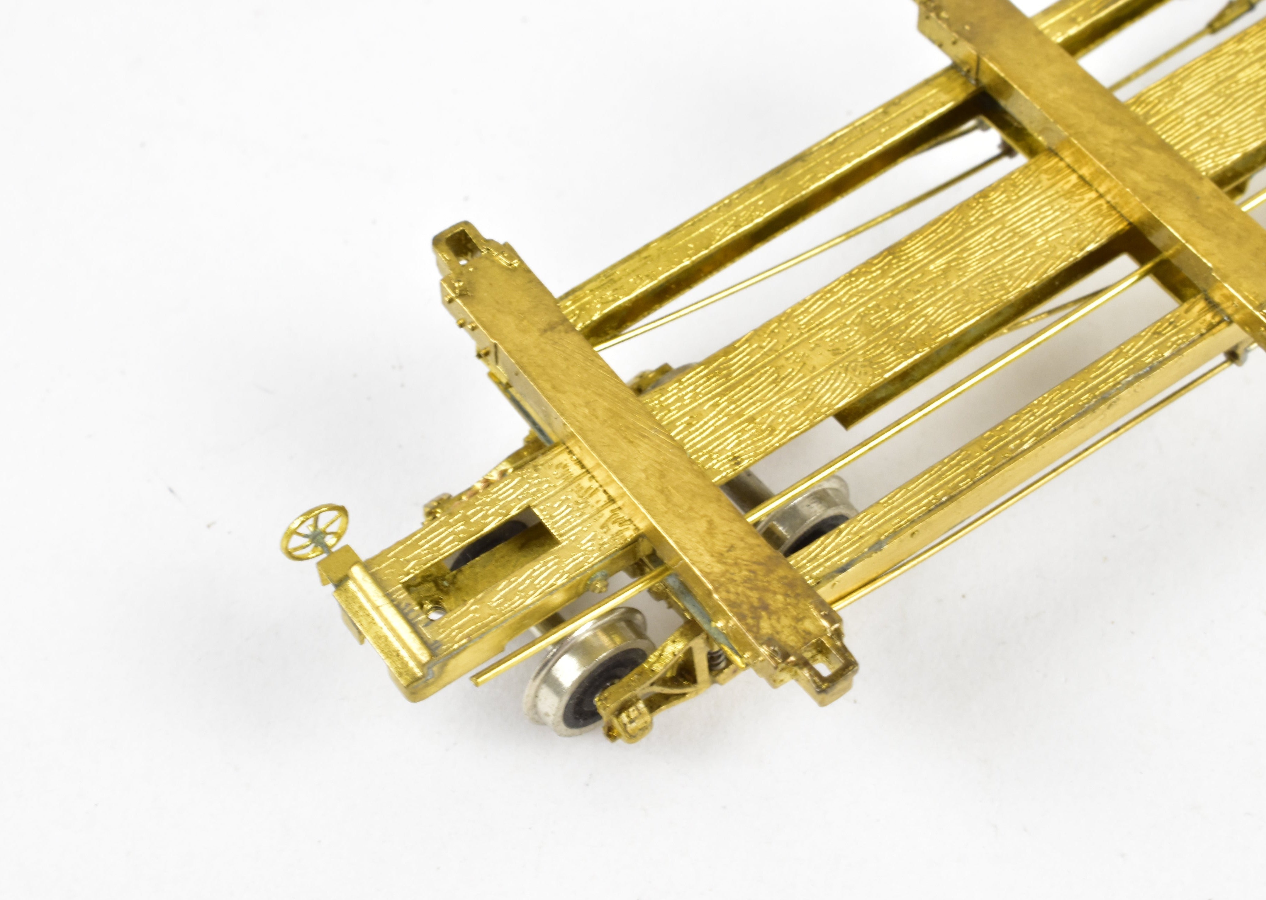 HOn3 Brass Oriental Limited Narrow Gauge Log Car with Spare Parts