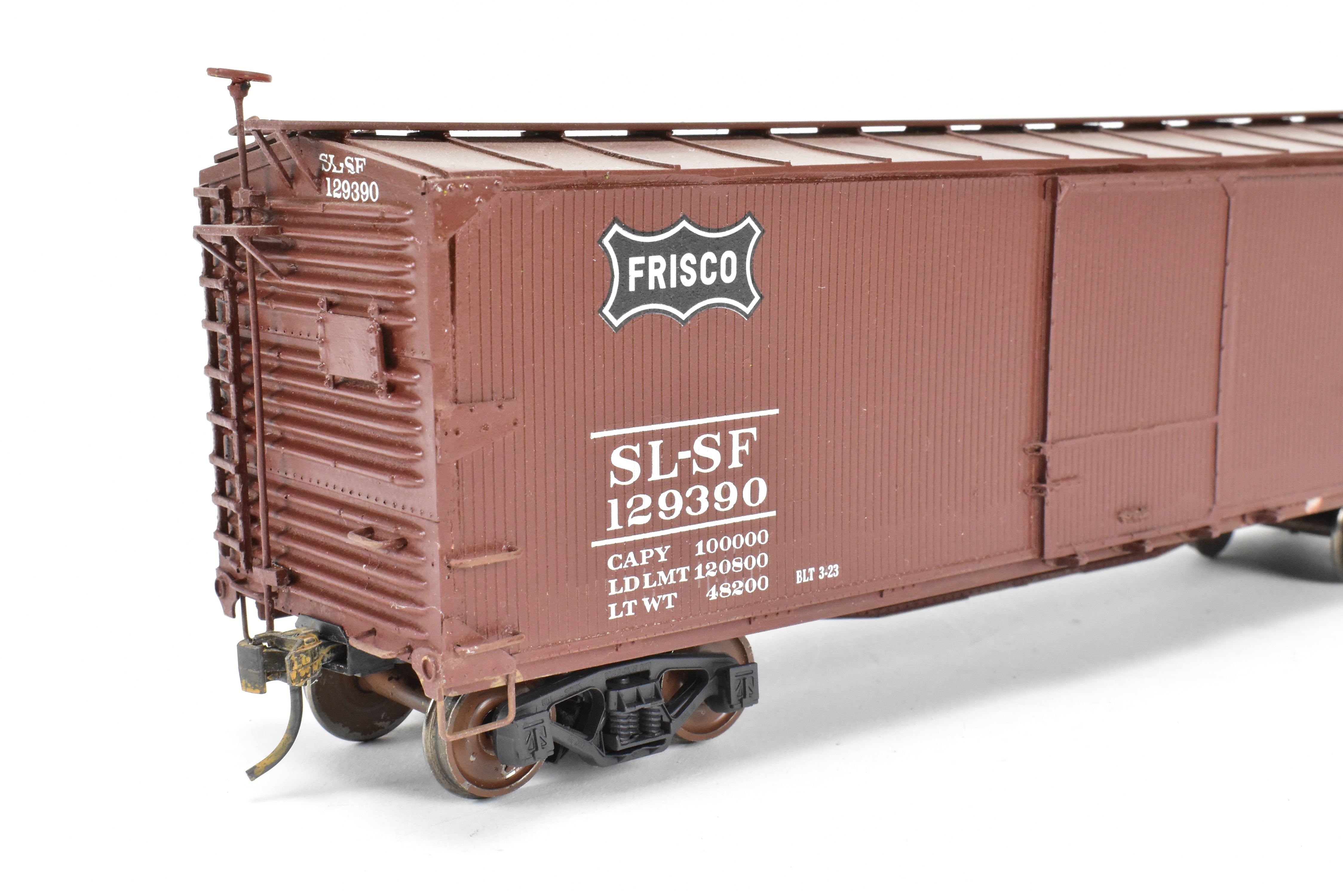 O Scale Chooch Resin Ultra Scale SLSF - Frisco 40' USRA Double Sheathed Ready-to-Run Box Car