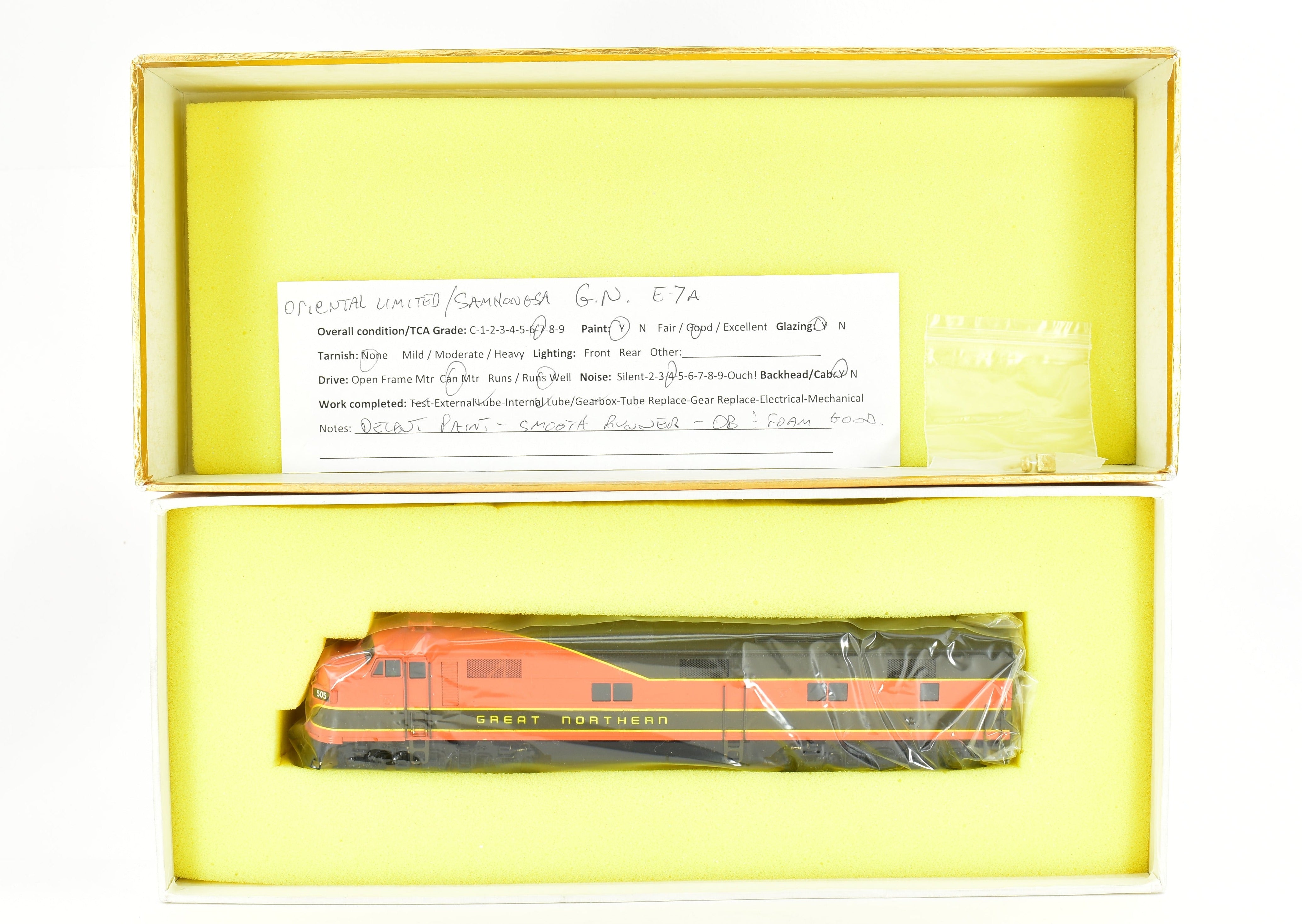 HO Scale Brass Oriental Limited Model Train - Great Northern EMD E7A 2000 HP Standard CP with High - Quality Features