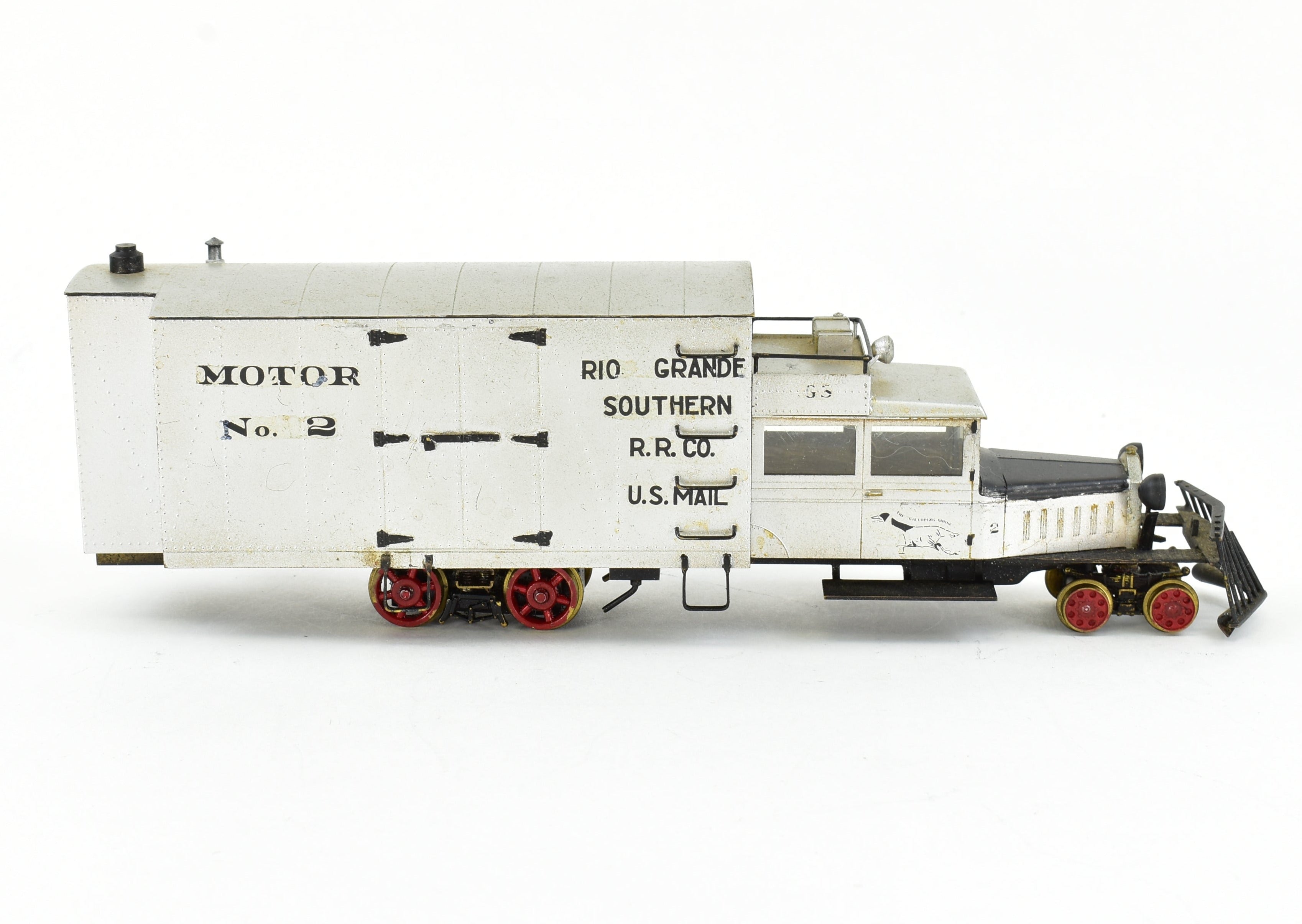 Custom Painted Rio Grande Southern Galloping Goose #2 - On3 Brass LMB Models RGS