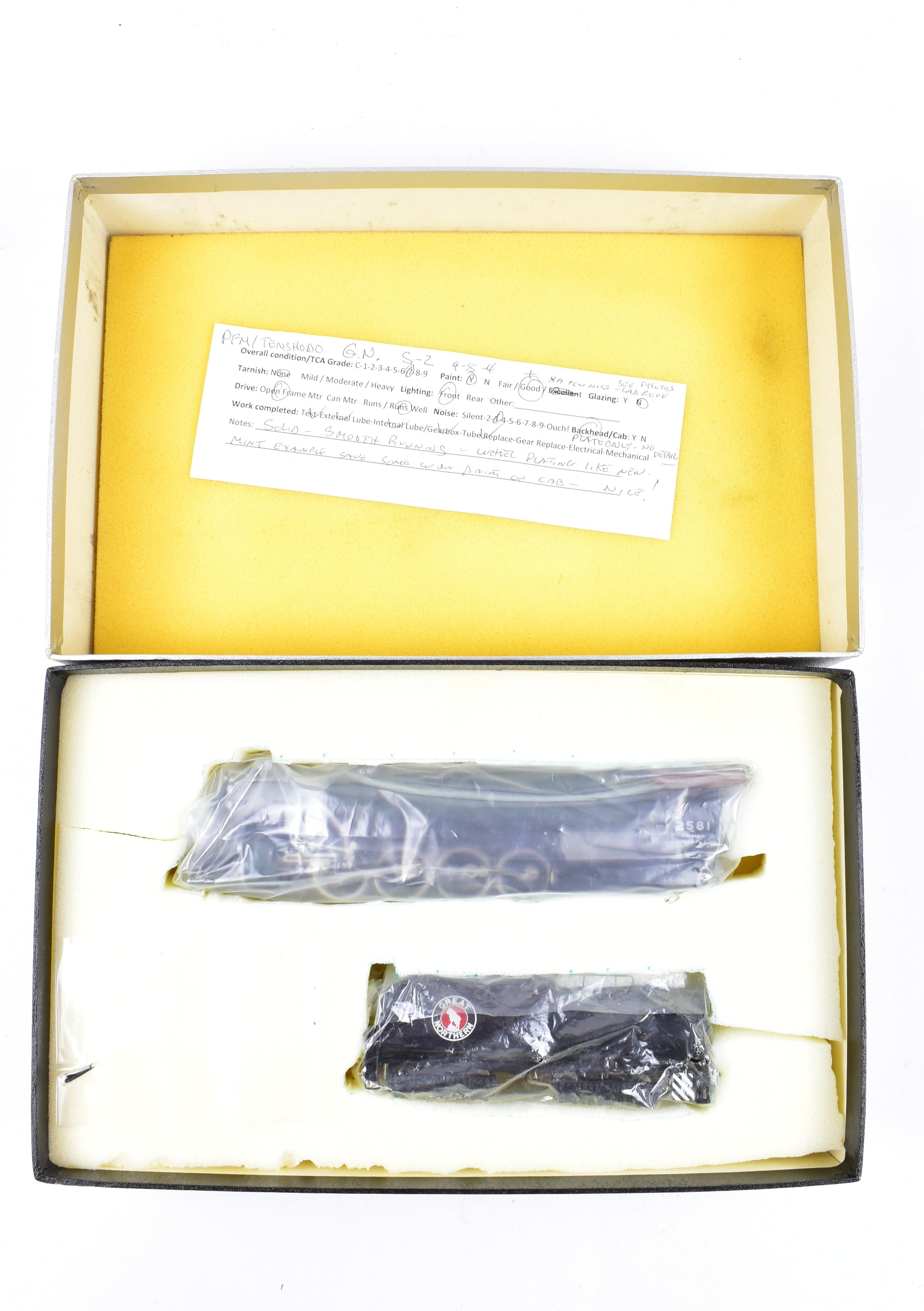 HO Brass Tenshodo Great Northern 4-8-4 S-2 Class Factory Painted Crown Model